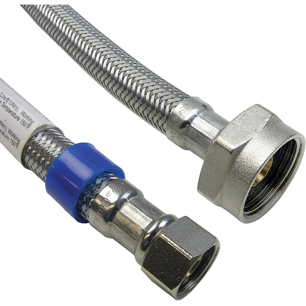 Specialty Lasco 3 8 In. C x 7 8 In. BC x 12 In. L Braided Stainless Steel Flex Line Toilet Connector Unique