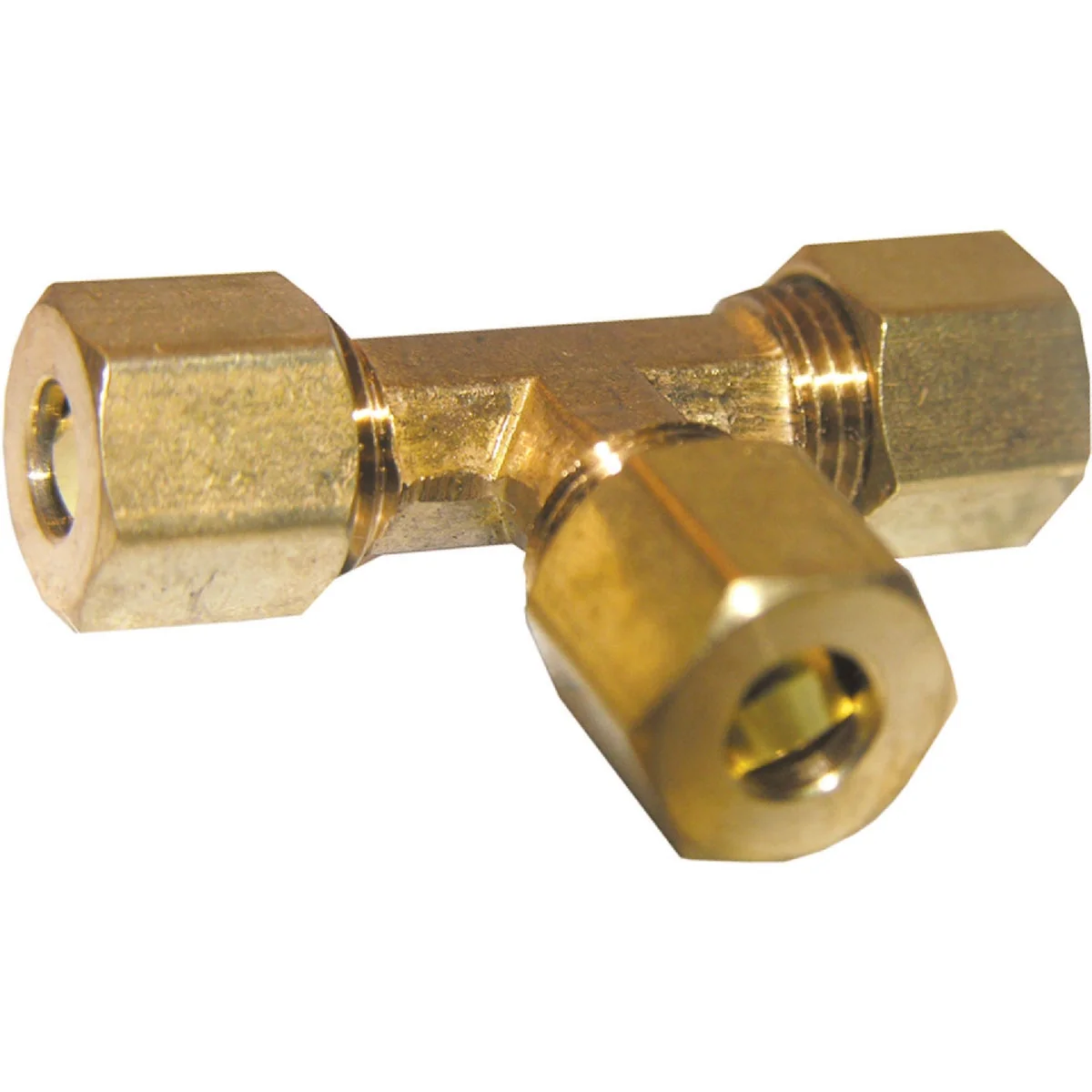 Sophisticated Lasco 3 8 In. x 3 8 In. x 1 4 In. Compression Brass Tee Unique