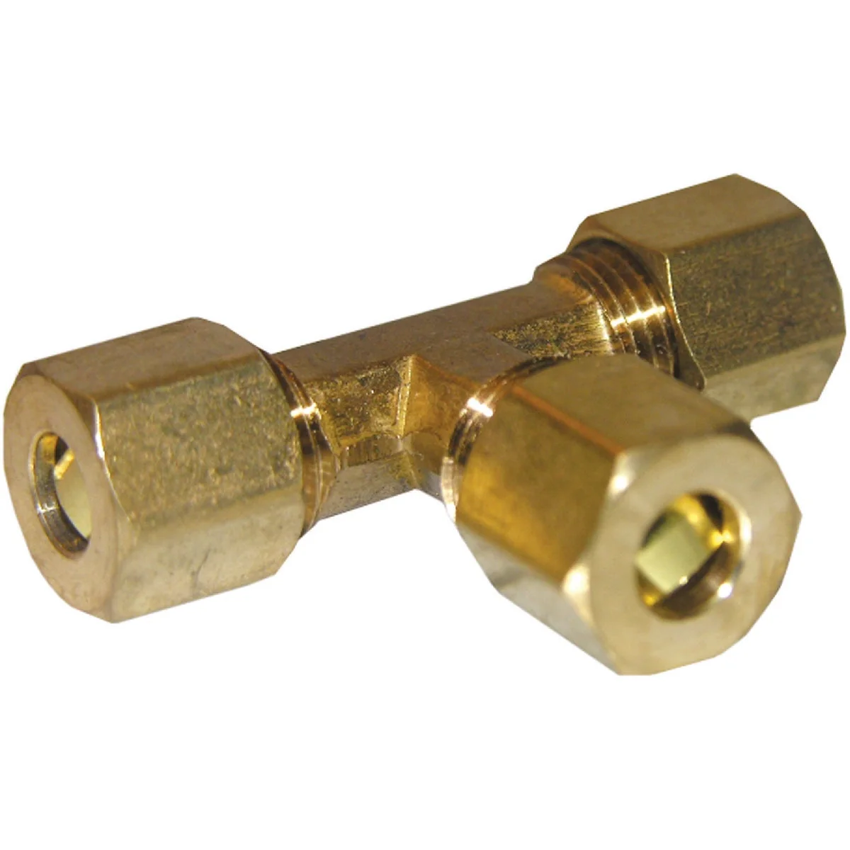 Innovative Lasco 3 8 In. x 3 8 In. x 3 8 In. Compression Brass Tee Soft