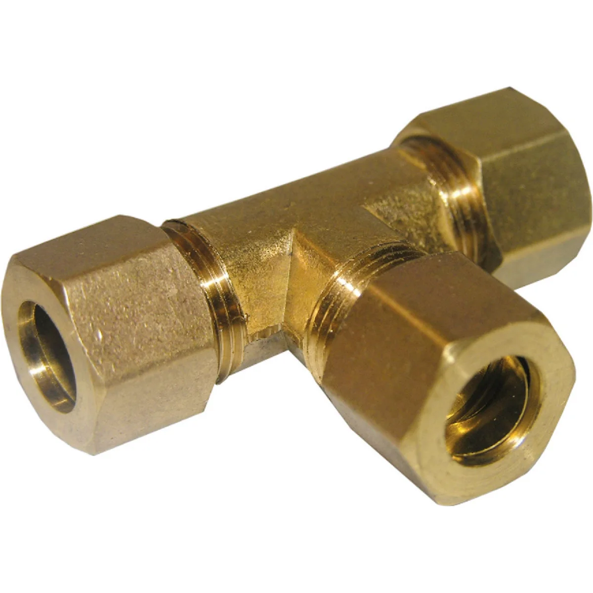 Contemporary Lasco 5 8 In. x 5 8 In. x 5 8 In. Compression Brass Tee Expertly Made