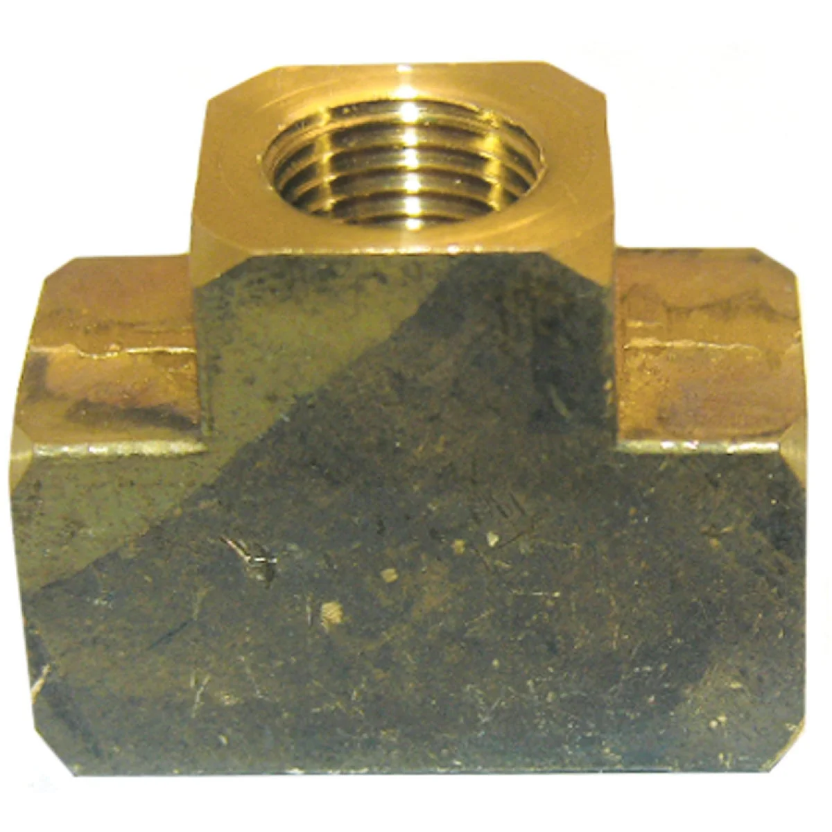 Secure Lasco 1 8 In. FPT Yellow Brass Tee Premium Material
