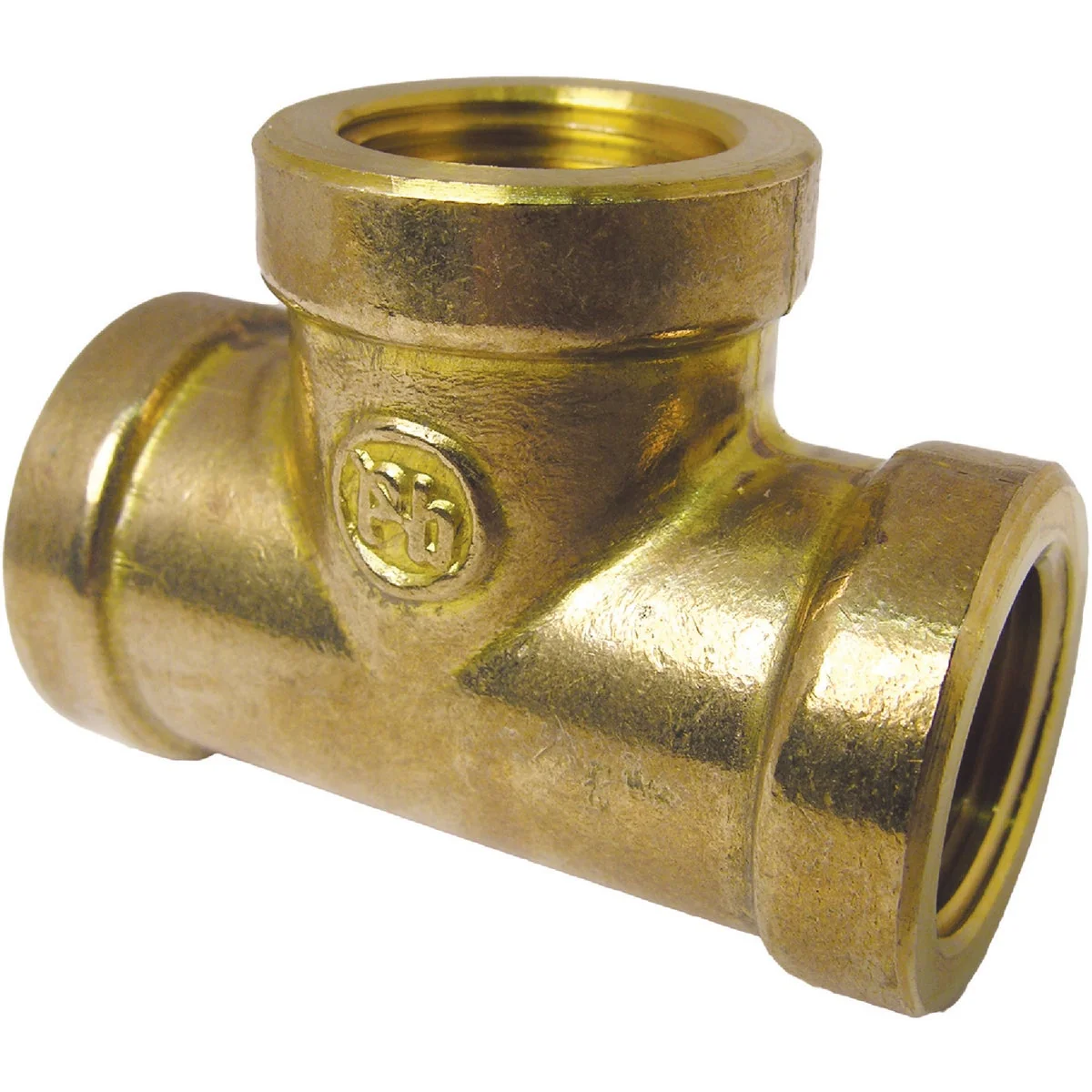 Carefully Designed Lasco 1 2 In. FPT Yellow Brass Tee Next-Generation