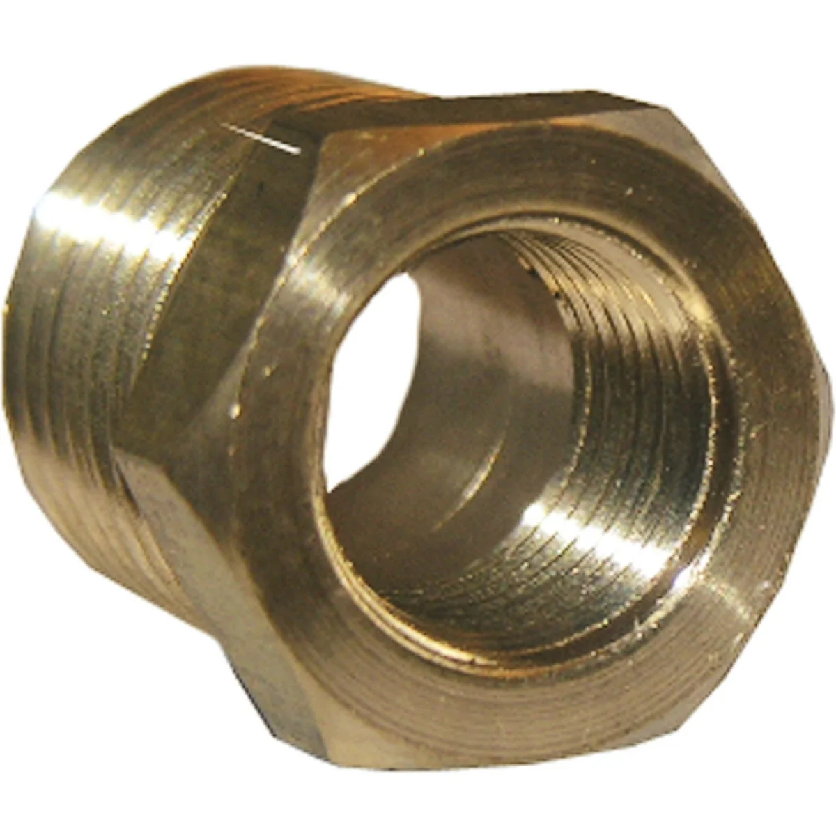 Professional Lasco 1 4 In. MPT x 1 8 In. FPT Brass Hex Bushing Smart