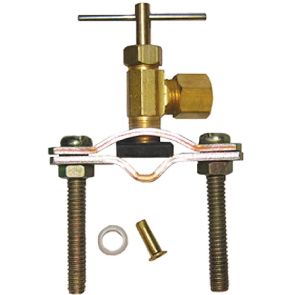 Fine Crafted Lasco Compression Outlet Self Tapping Brass Saddle Needle Valve Prestigious