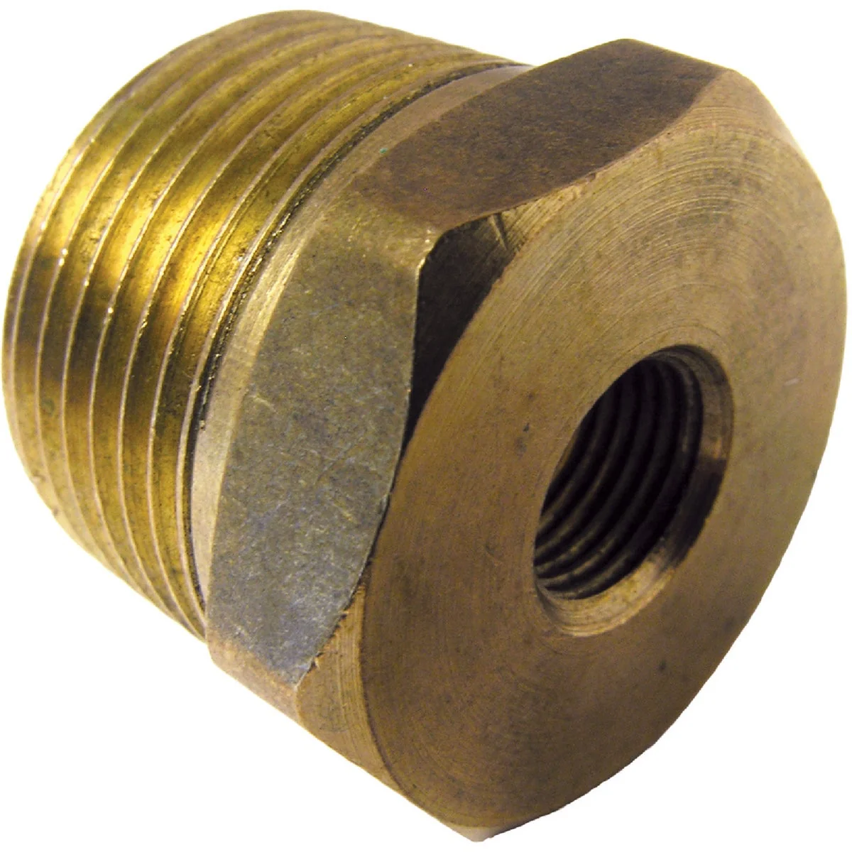 Elegant Lasco 3 4 In. MPT x 1 8 In. FPT Brass Hex Bushing Pure