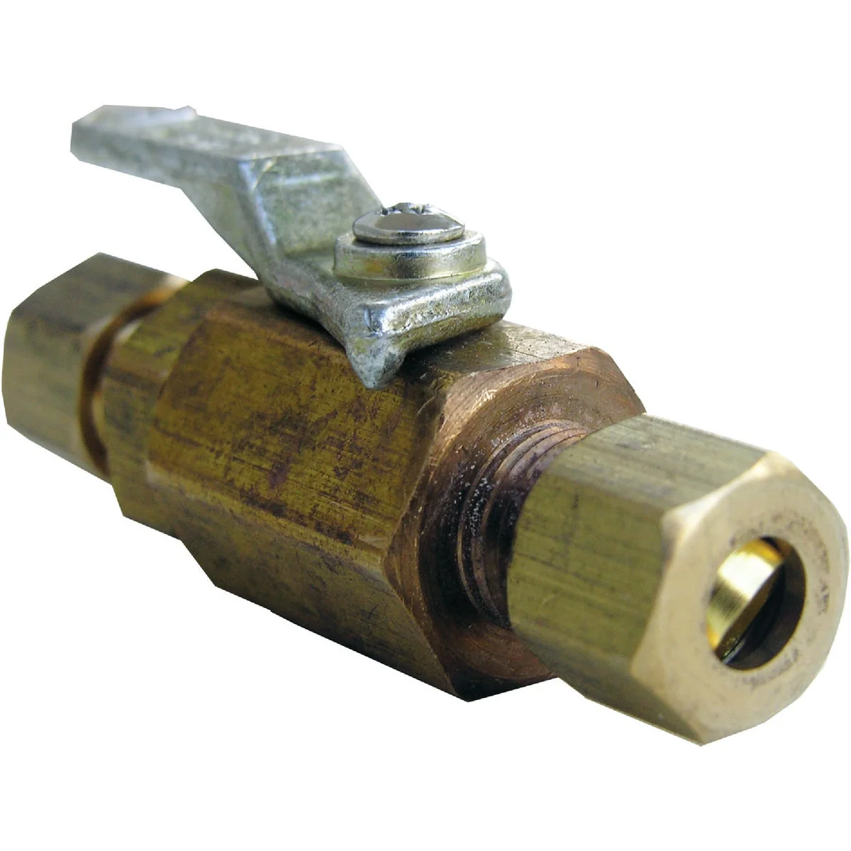 Modern Lasco 1 4 In. C x 1 4 In. C Brass Compression Ball Valve Crafted
