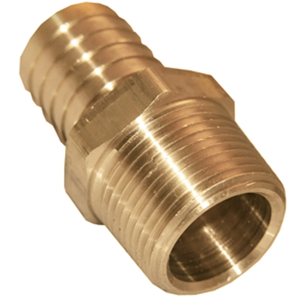 Innovative Lasco 1 4 In. MPT X 1 4 In. Brass Hose Barb Adapter Practical