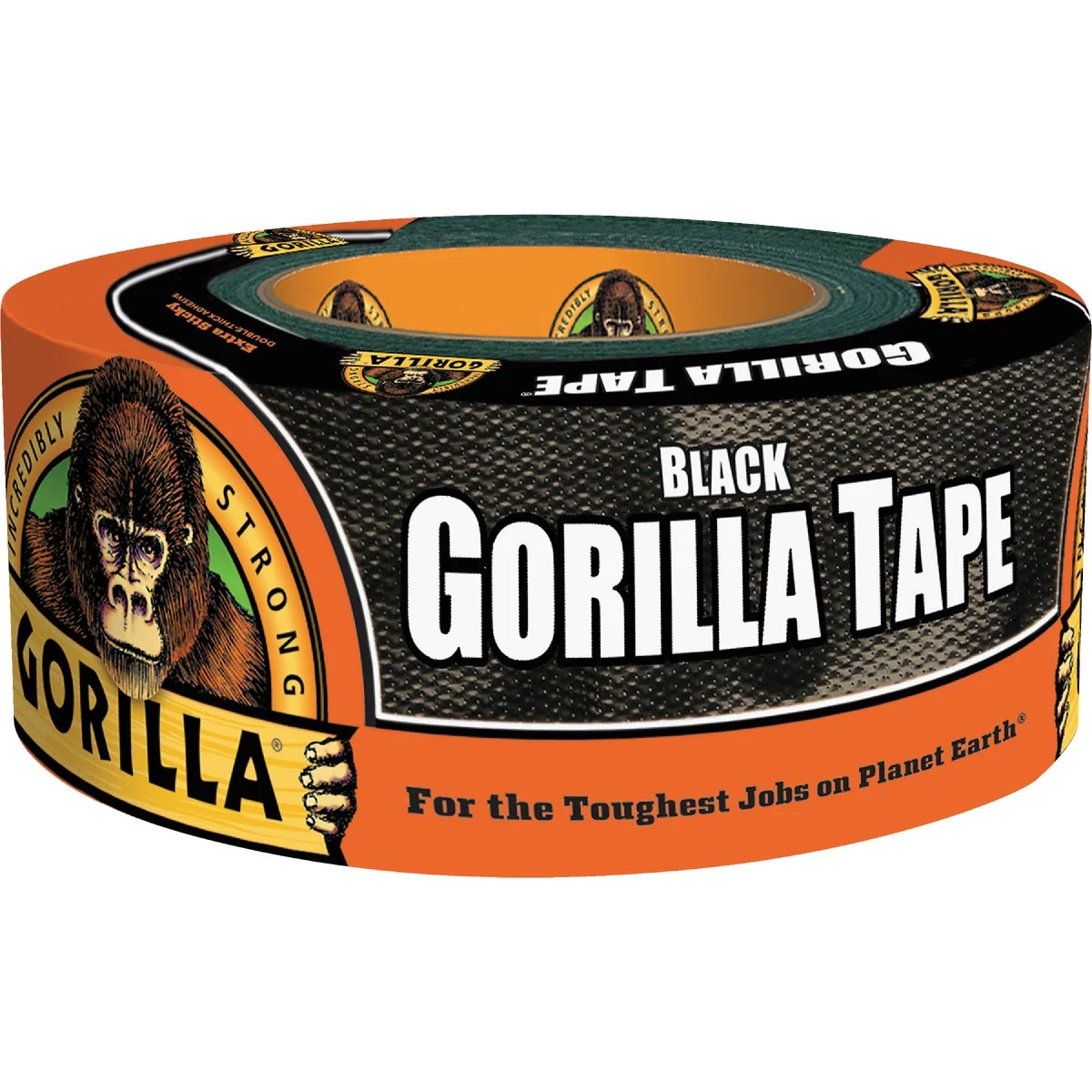 User-Friendly Gorilla 1.88 In. x 10 Yd. Heavy-Duty Duct Tape Black Reusable