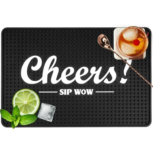 Premium Cheers Bar Mat for Countertop 18in x 12in Large Exclusive