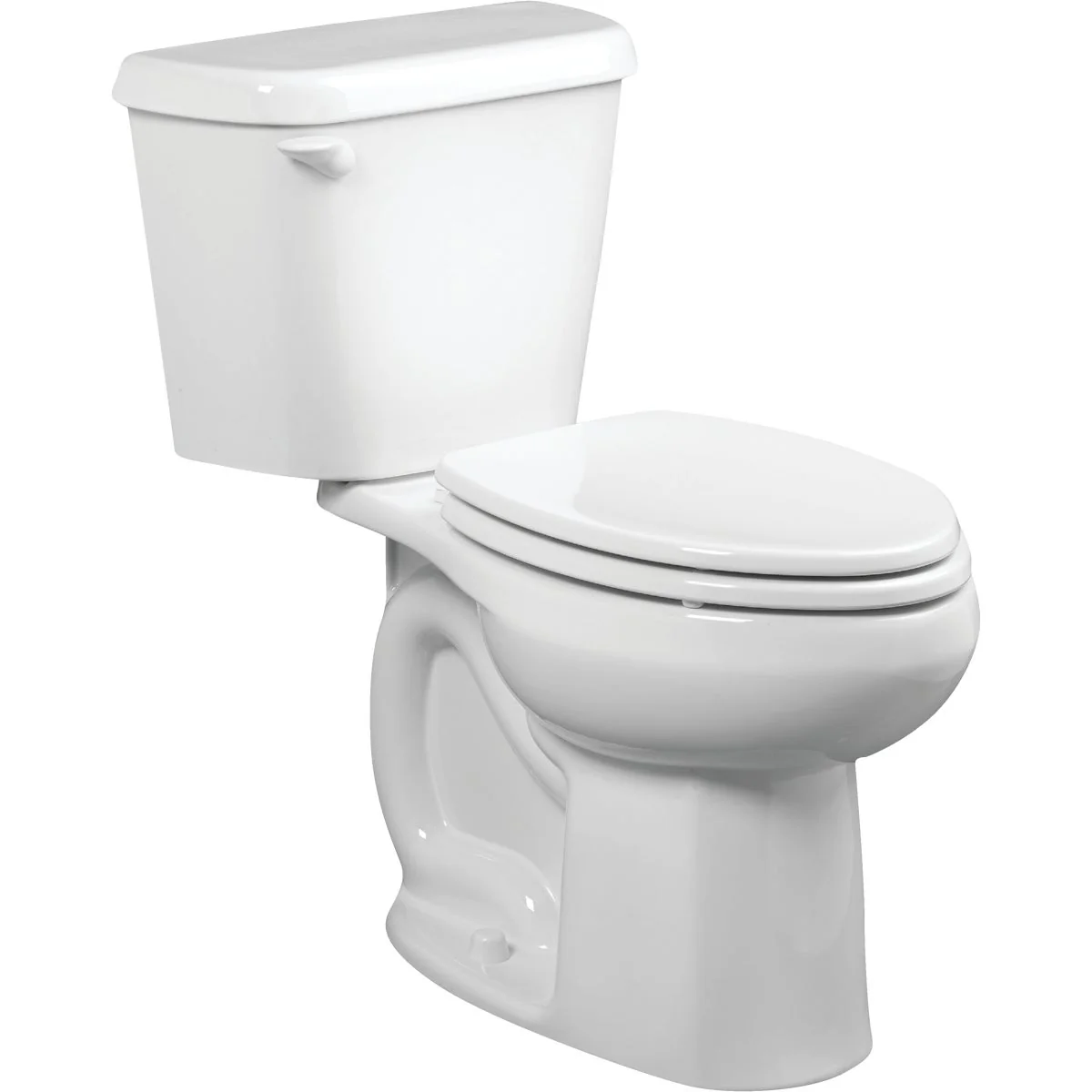 Long-Lasting American Standard Colony Right Height White Elongated Bowl 1.28 GPF Toilet-To-Go Original Design
