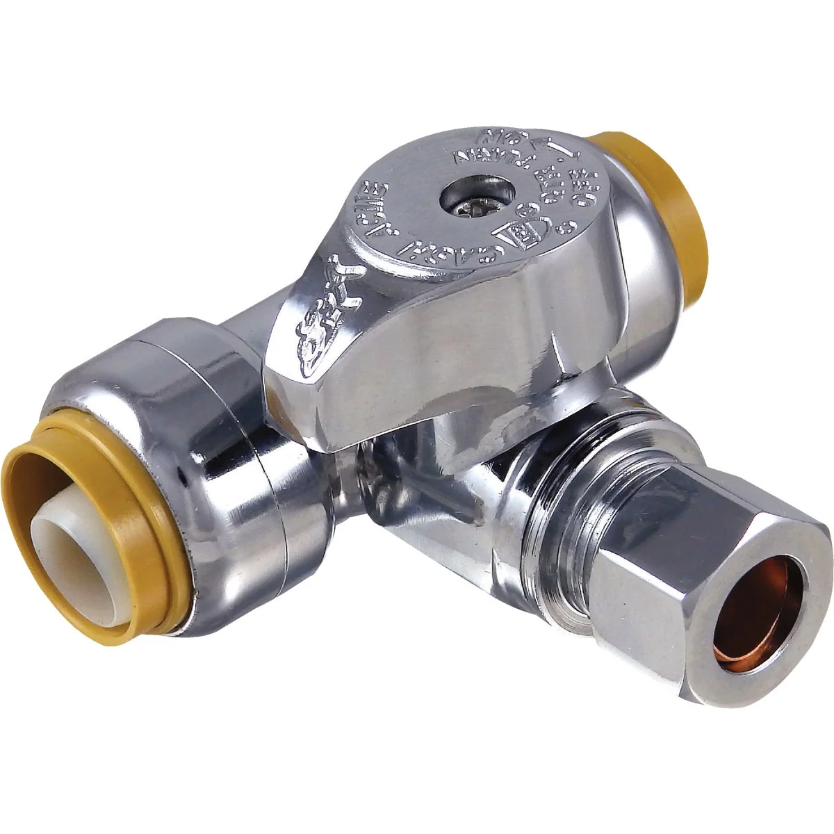 Professional SharkBite 1 2 In. X 1 2 In. X 3 8 In. Push-to-Connect Stop Tee Outstanding