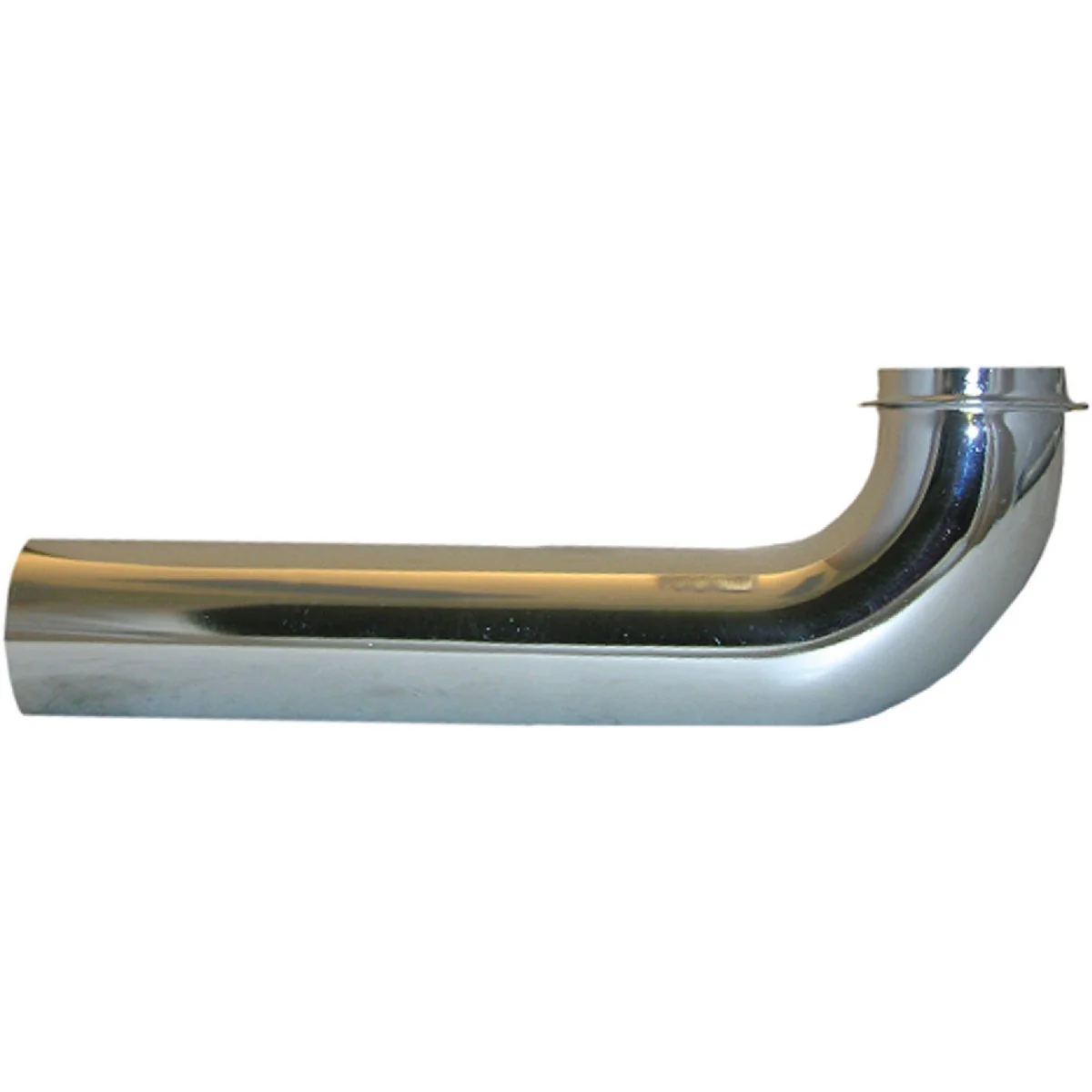 Relaxed Lasco 1-1 2 In. Chrome Plated Wall Tube Green
