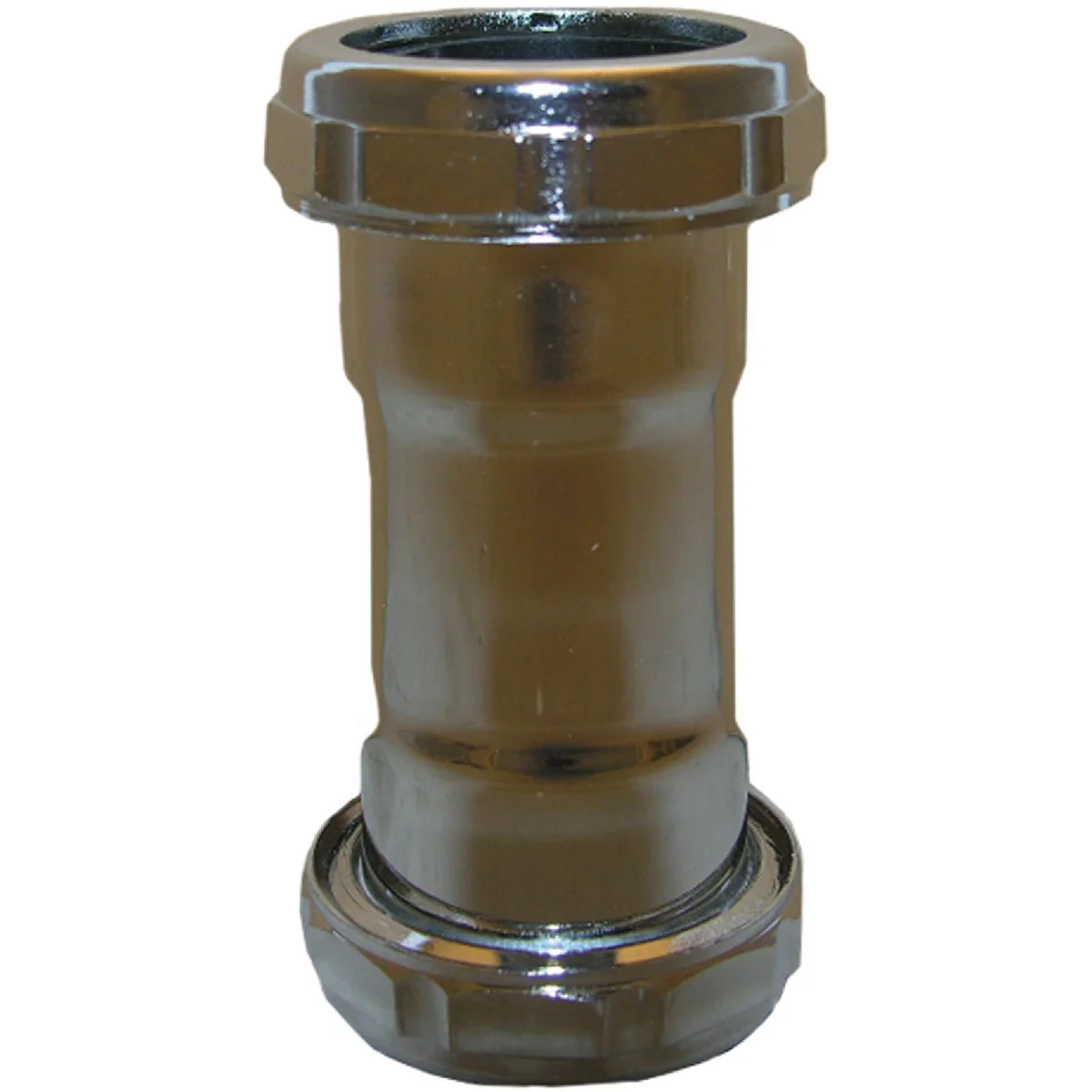 Minimalist Lasco 1-1 4 In. Chrome-Plated Brass Straight Coupling Authentic