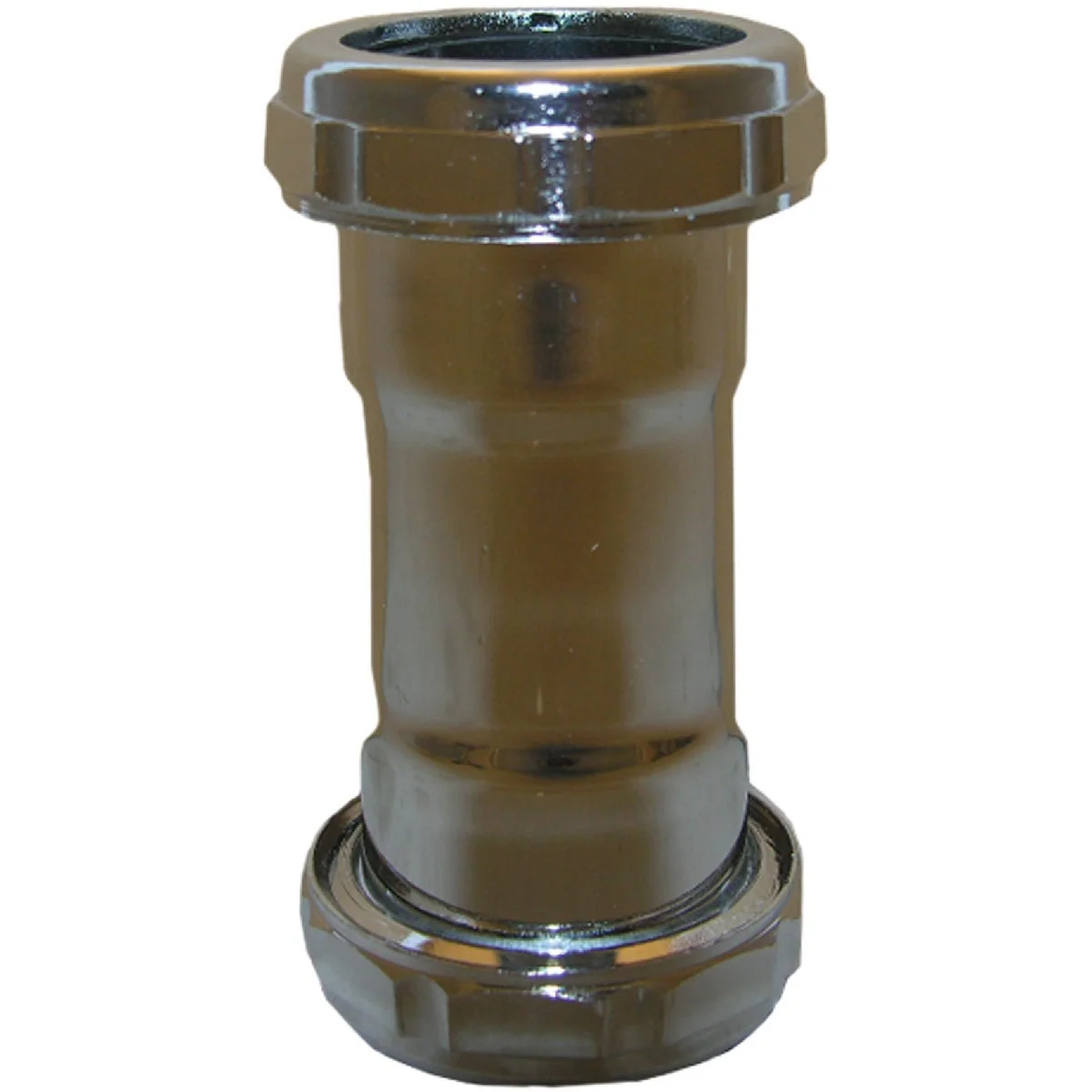 Long-Lasting Lasco 1-1 2 In. Chrome-Plated Brass Straight Coupling Fine