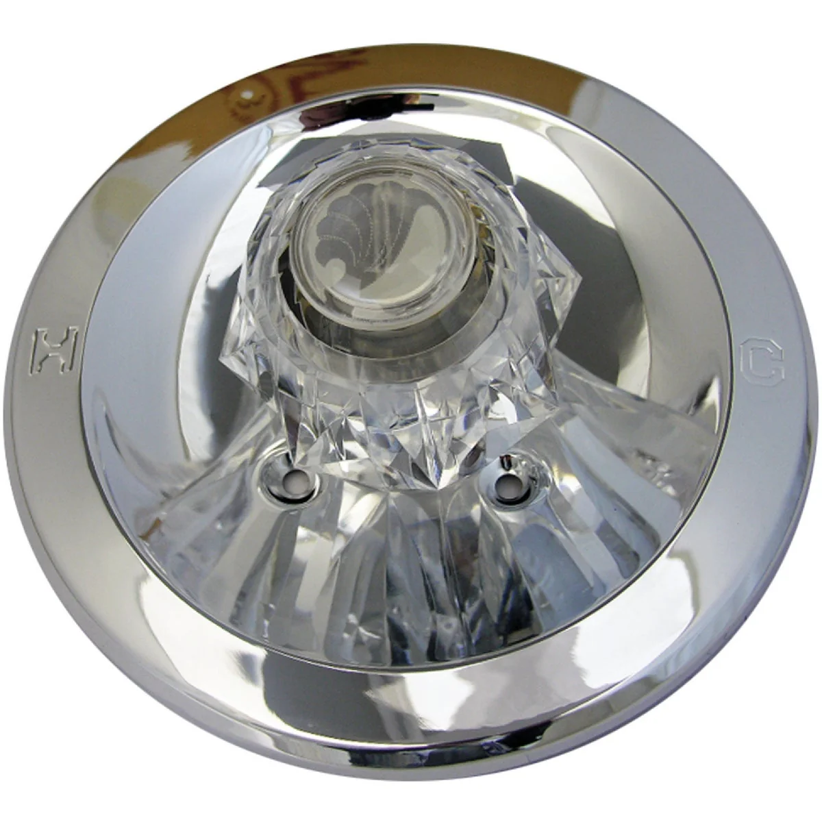 Traditional Lasco Chrome Round Handle Delta Tub Shower Trim Kit Functional