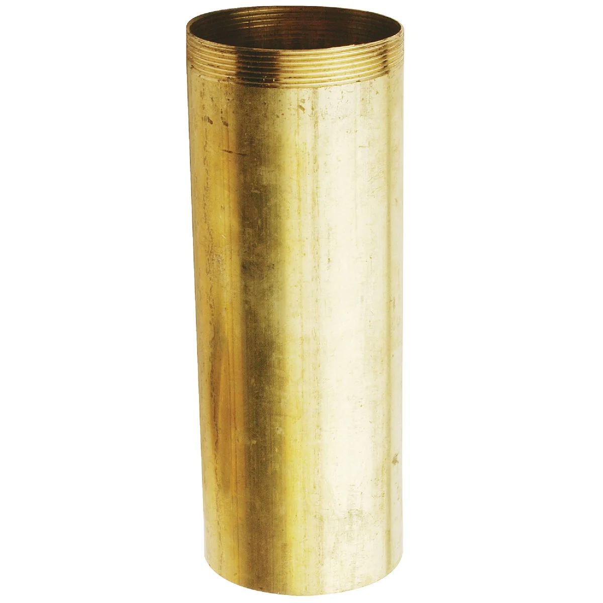 Organic Do it 1-1 2 In. x 4 In. Rough Brass Threaded Tube Expertly Made