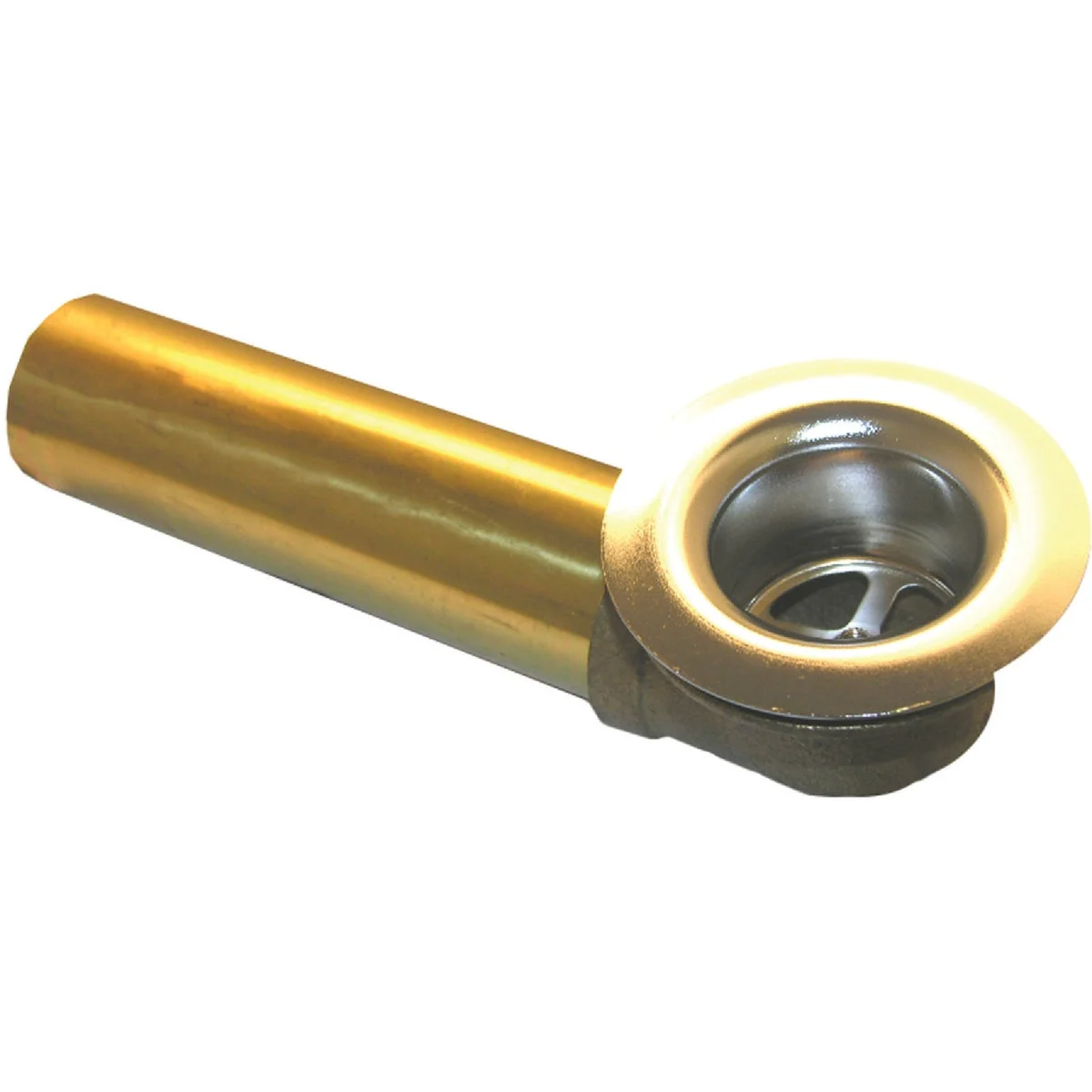 Safe Lasco 1-1 2 In. Brass Overflow and Waste Shoe Reusable