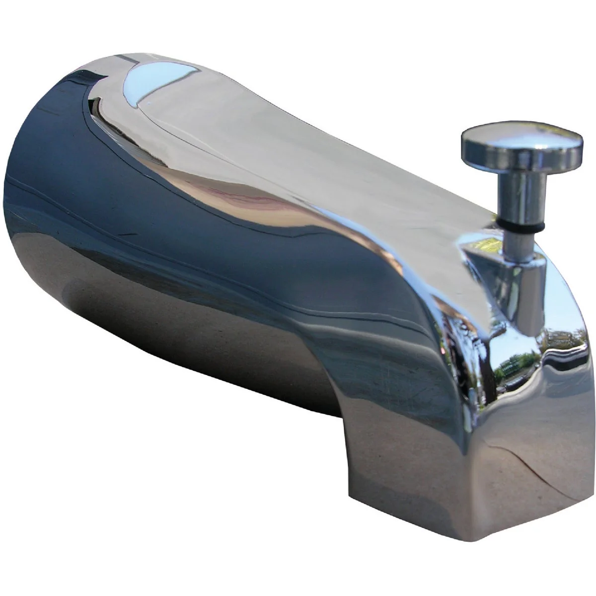 Outstanding Lasco 1 2 In. FPT Chrome Bathtub Spout with Diverter Fine