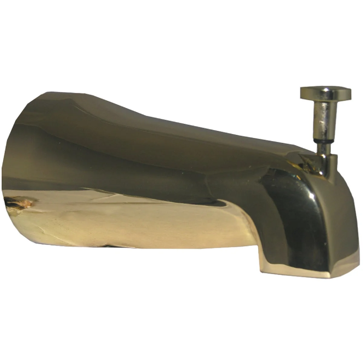 Comfortable Lasco 1 2 In. FPT Polished Brass Bathtub Spout with Diverter Certified