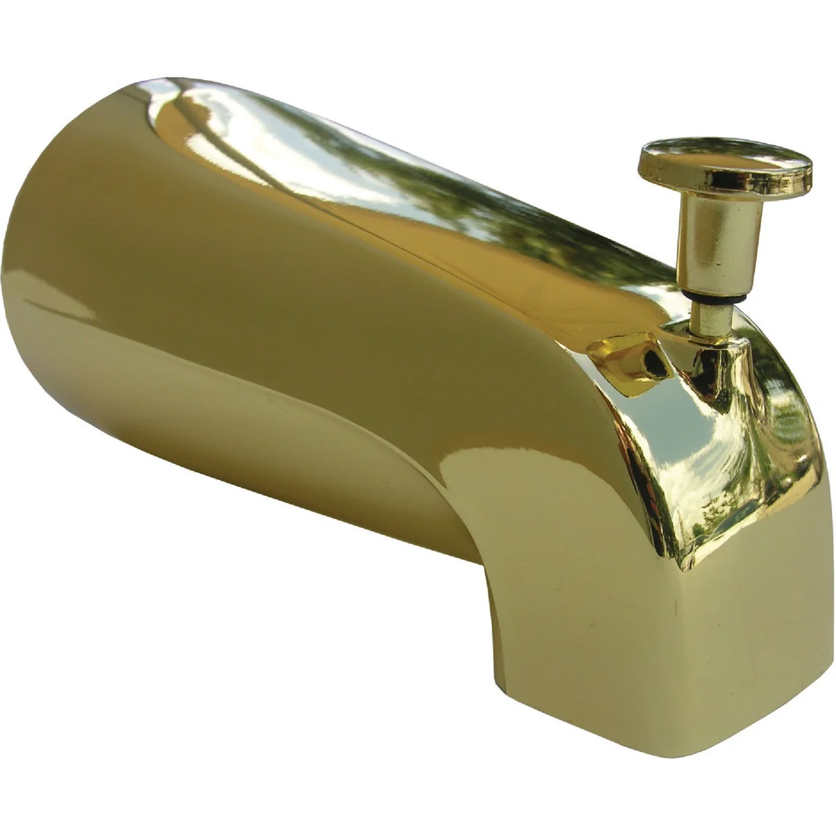 High-Grade Lasco 4-Way Polished Brass Bathtub Spout with Diverter Top-Quality