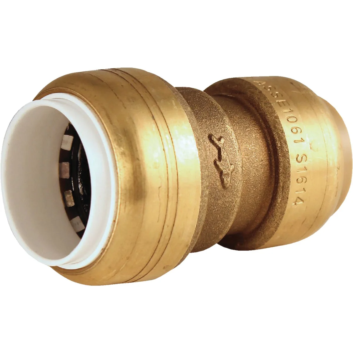 Environmentally Friendly SharkBite 1 2 In. CTS X PVC Brass Push-to-Connect Coupling Excellent
