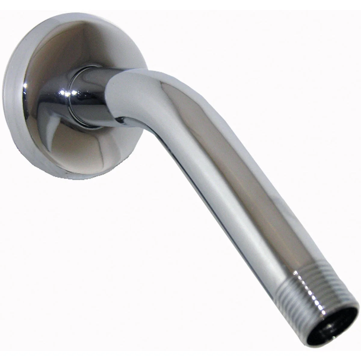 High-Performance Lasco 8 In. Chrome Shower Arm and Flange Relaxed