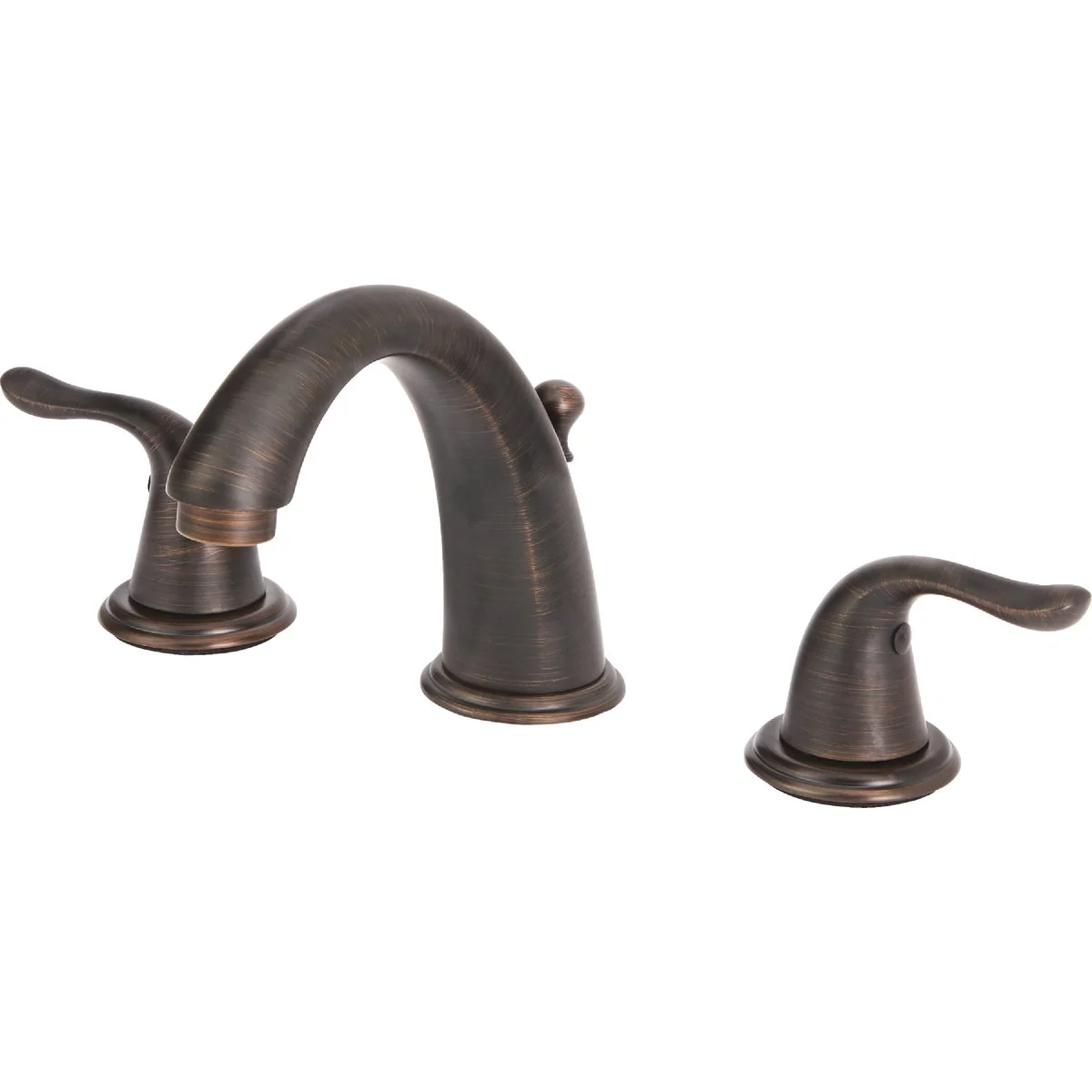Flexible Home Impressions Oil-Rubbed Bronze 2-Handle Lever 6 In. to 12 In. Widespread Bathroom Faucet with Pop-Up Elite
