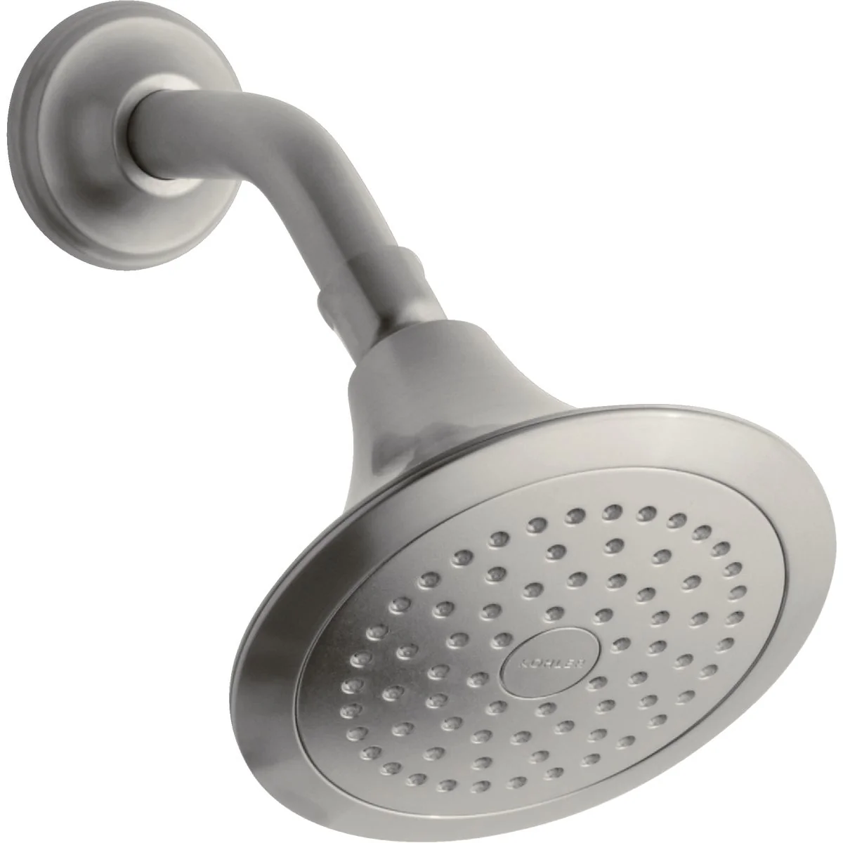 Innovative Kohler Forte 1-Spray 1.75 GPM Fixed Showerhead Brushed Nickel Optimized