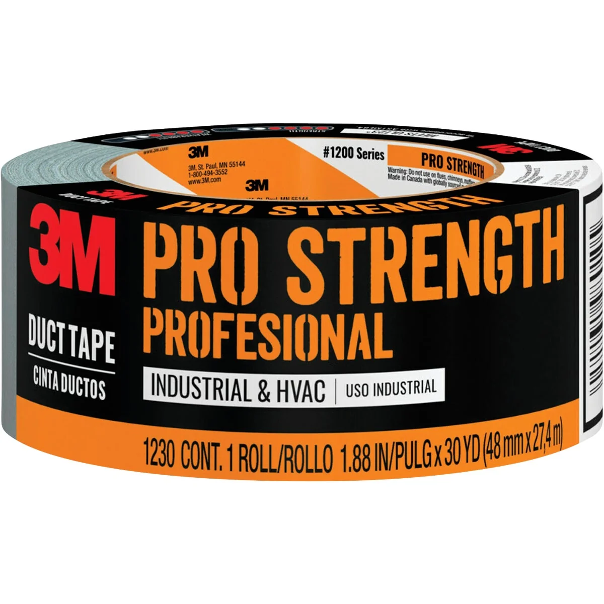 Original Design Scotch 1.88 In. x 30 Yd. Pro Strength Duct Tape Gray Detailed