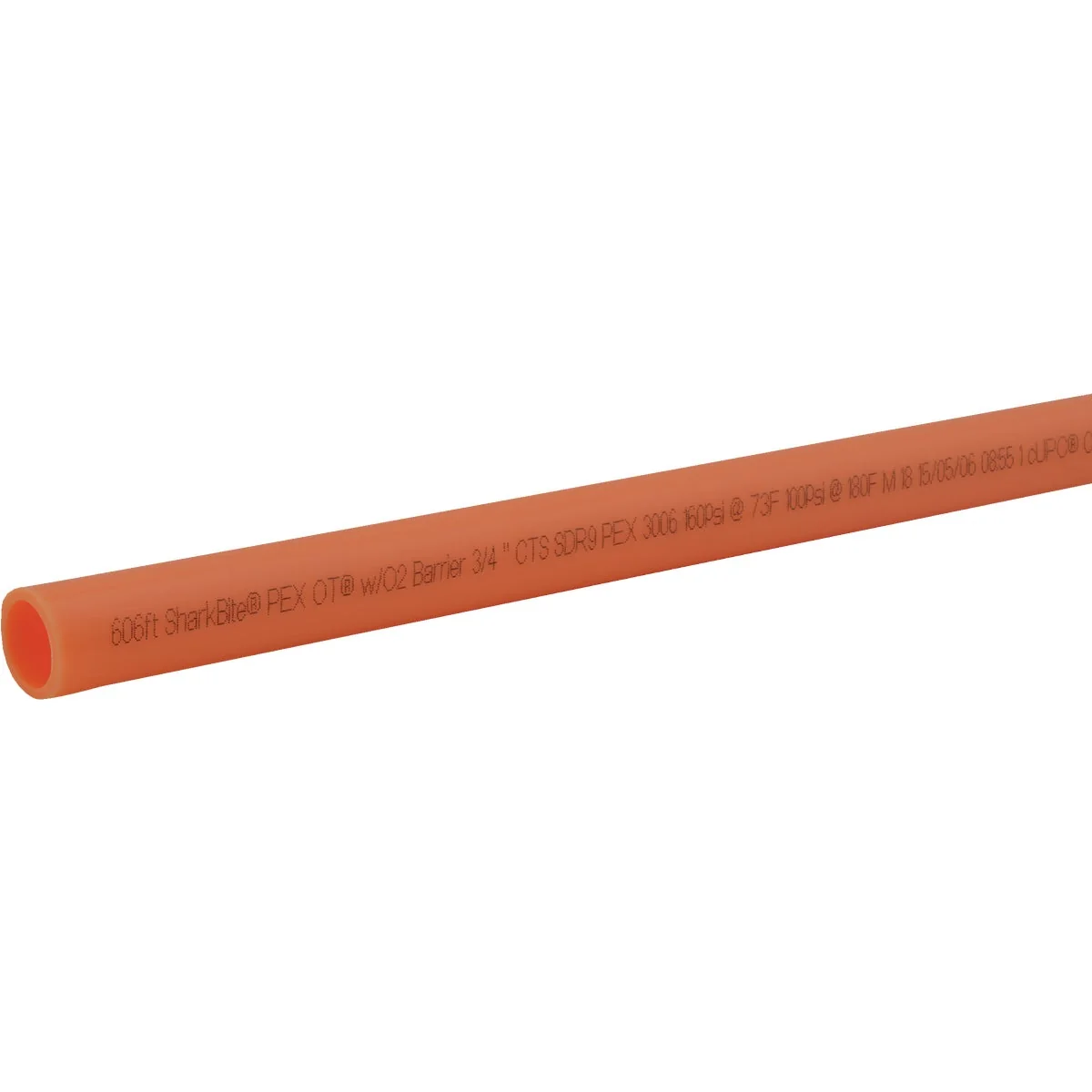 Exceptional SharkBite 3 4 In. x 10 Ft. Orange Oxygen Barrier Radiant Heating PEX Pipe Type B Coil Organic