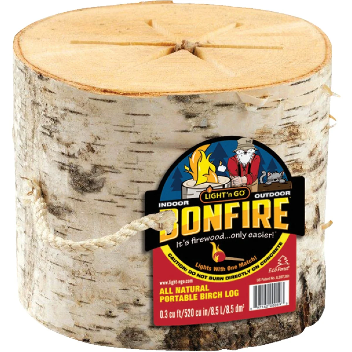 World-Class Light’n Go Bonfire 1-1 2 Hr. Fire Log Fast