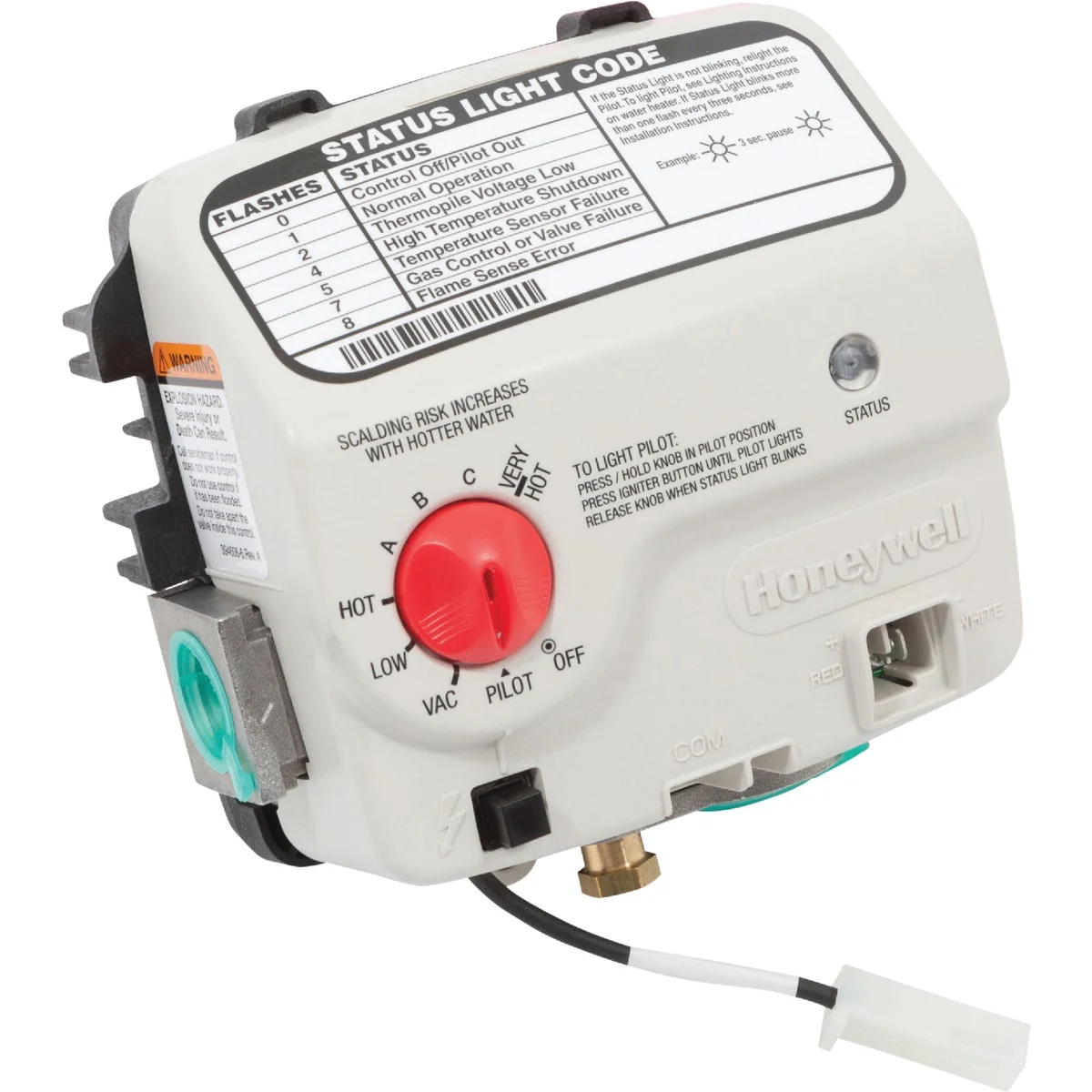 Functional Reliance 401 Series 2 In. Shank Honeywell Electronic Liquid Propane LP Gas Control Valve And Thermostat Secure