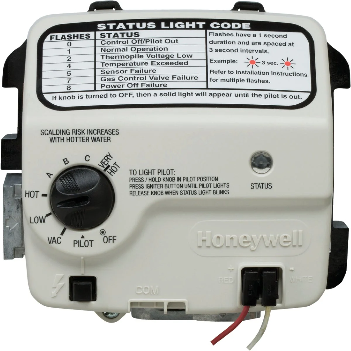 Superior Reliance 400 Series 2 In. Shank Honeywell Electronic Natural Gas Control Valve And Thermostat Eco-Friendly