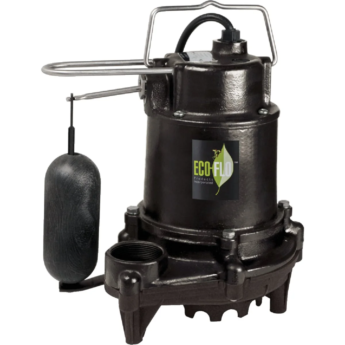 Original ECO-FLO 1 3 HP High Efficiency Cast Iron Submersible Sump Pump Consistent