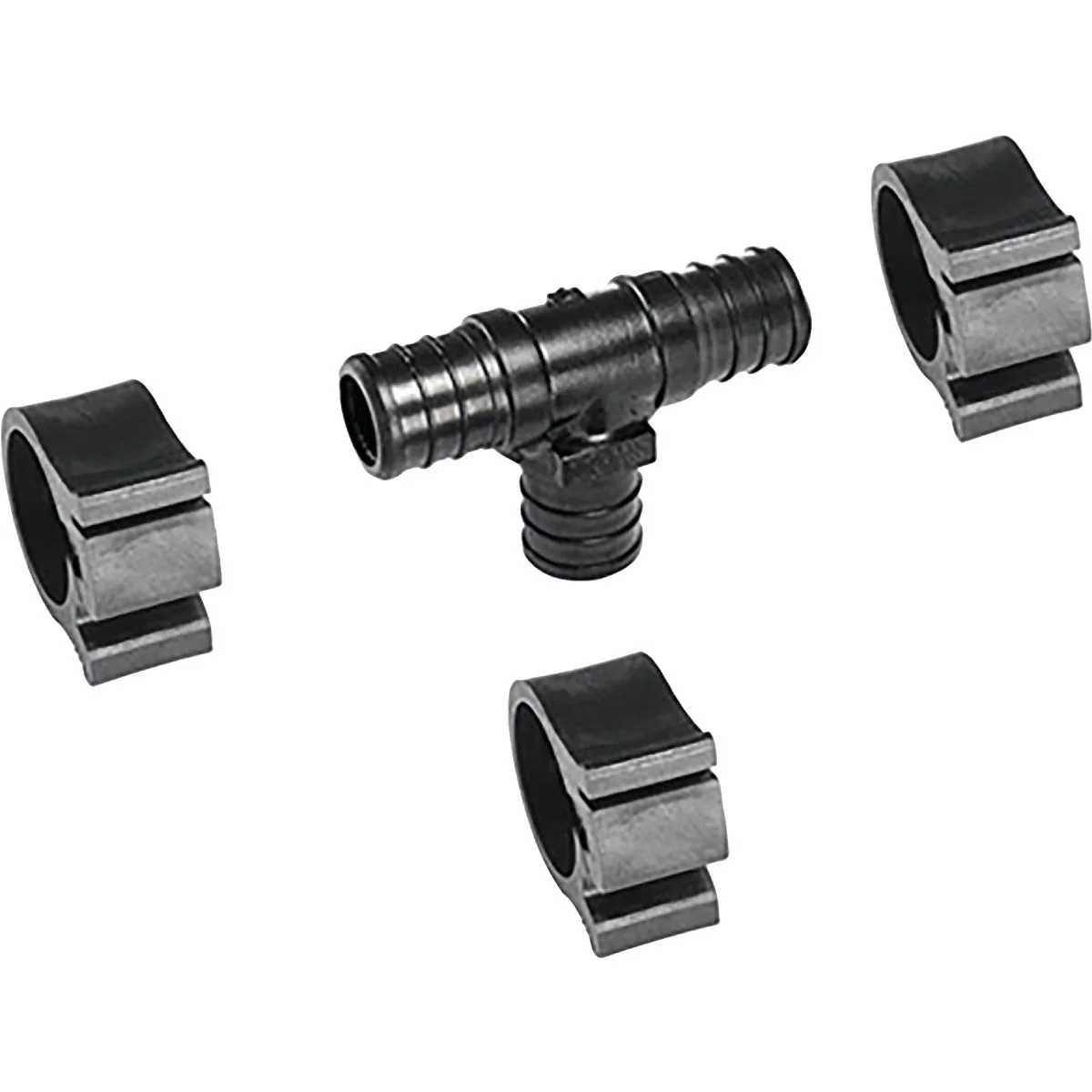 Organic Flair-It PEXLock 3 4 In. x 3 4 In. x 3 4 In. Plastic PEX Tee Powerful