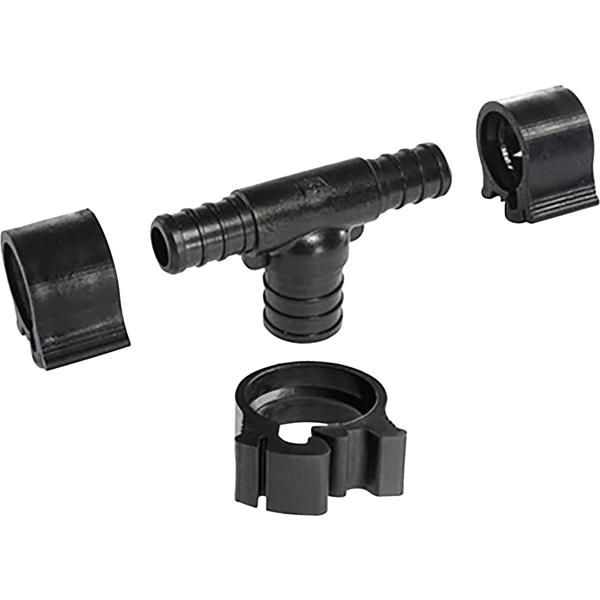 Fine Crafted Flair-It PEXLock 1 2 In. x 1 2 In. x 3 4 In. Plastic Reducing PEX Tee Durable