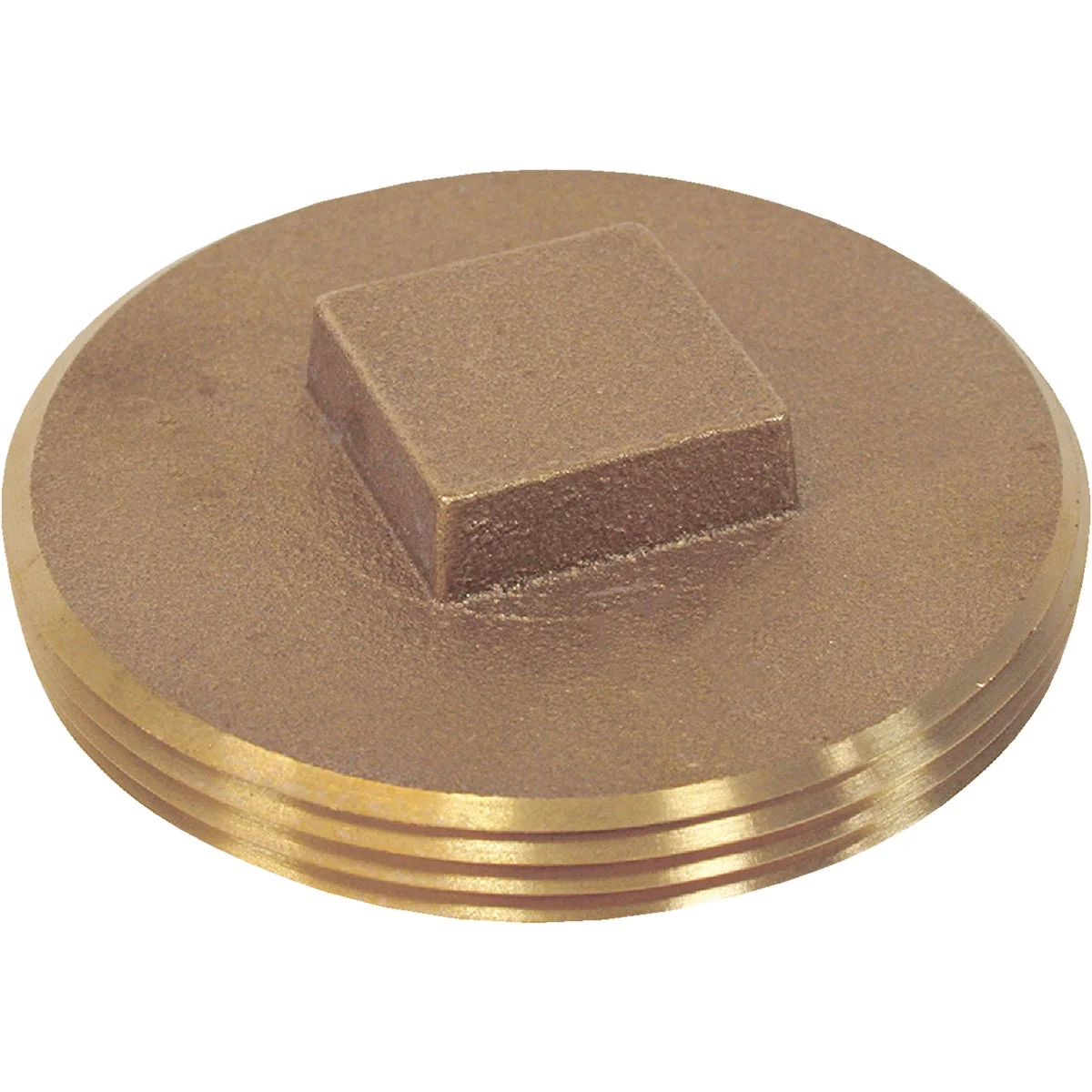 Premium Material Jones Stephens 3-1 2 In. IPS Brass Cleanout Drain Plug Eco-Friendly