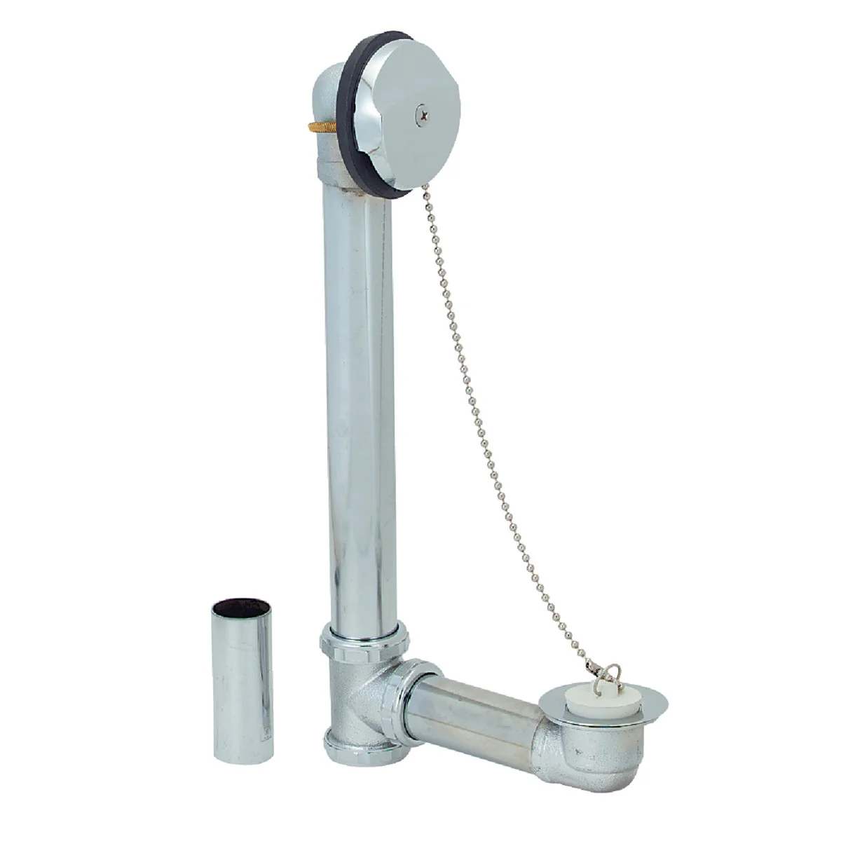 Healthy Do it Brass Bath Drain with Polished Chrome Trim and Waste Overflow Luxury