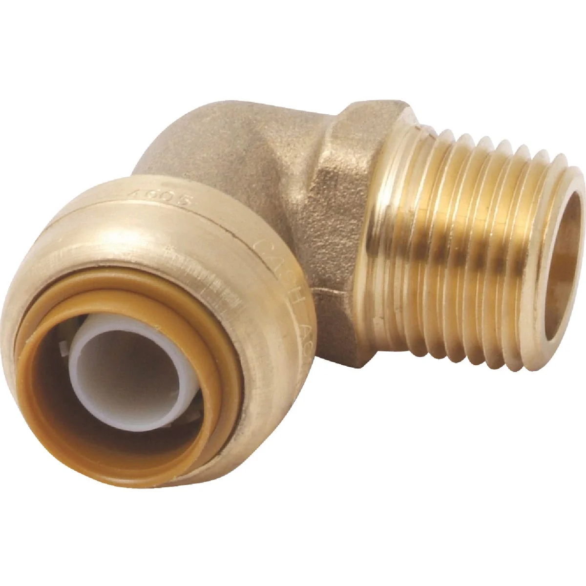 Fashionable Sharkbite 3 4 In. x 3 4 In. 90-Deg Push-to-Connect MNPT Brass Elbow 1 4 Bend Lightweight