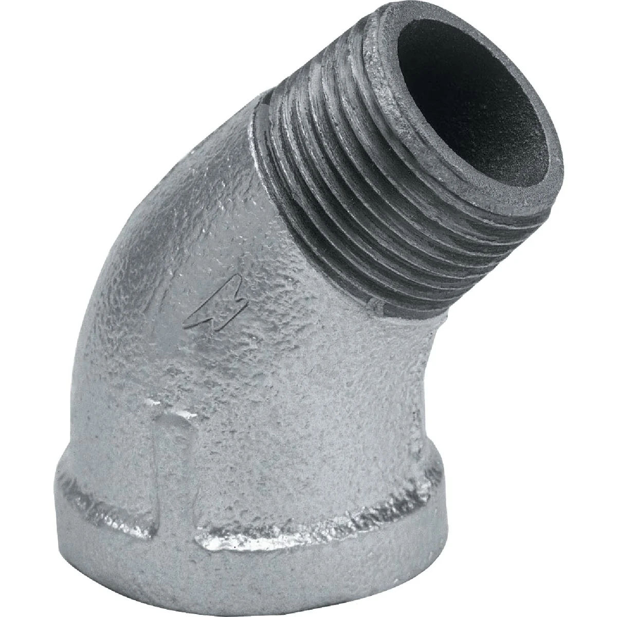 Minimalist Anvil 3 8 In. 45 Deg. Street Galvanized Elbow 1 8 Bend Prestigious