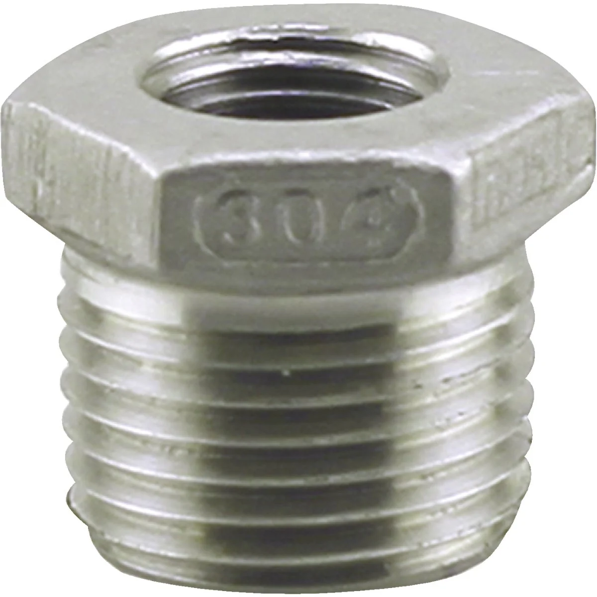 Top-Quality PLUMB-EEZE 1 2 In. MIP x 1 4 In. FIP Stainless Steel Bushing Functional