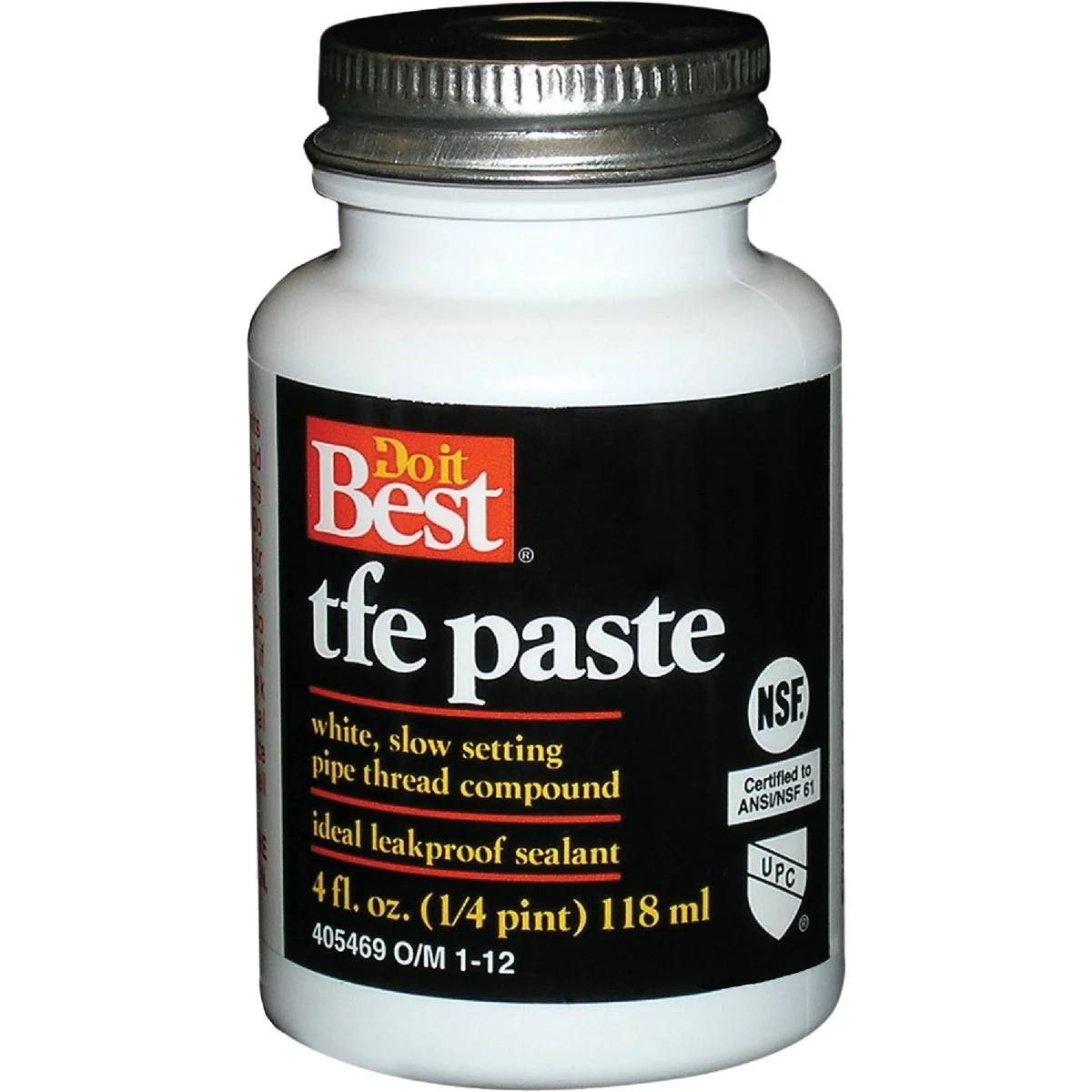 Long-Lasting Do it 4 Oz. White TFE Paste Reusable