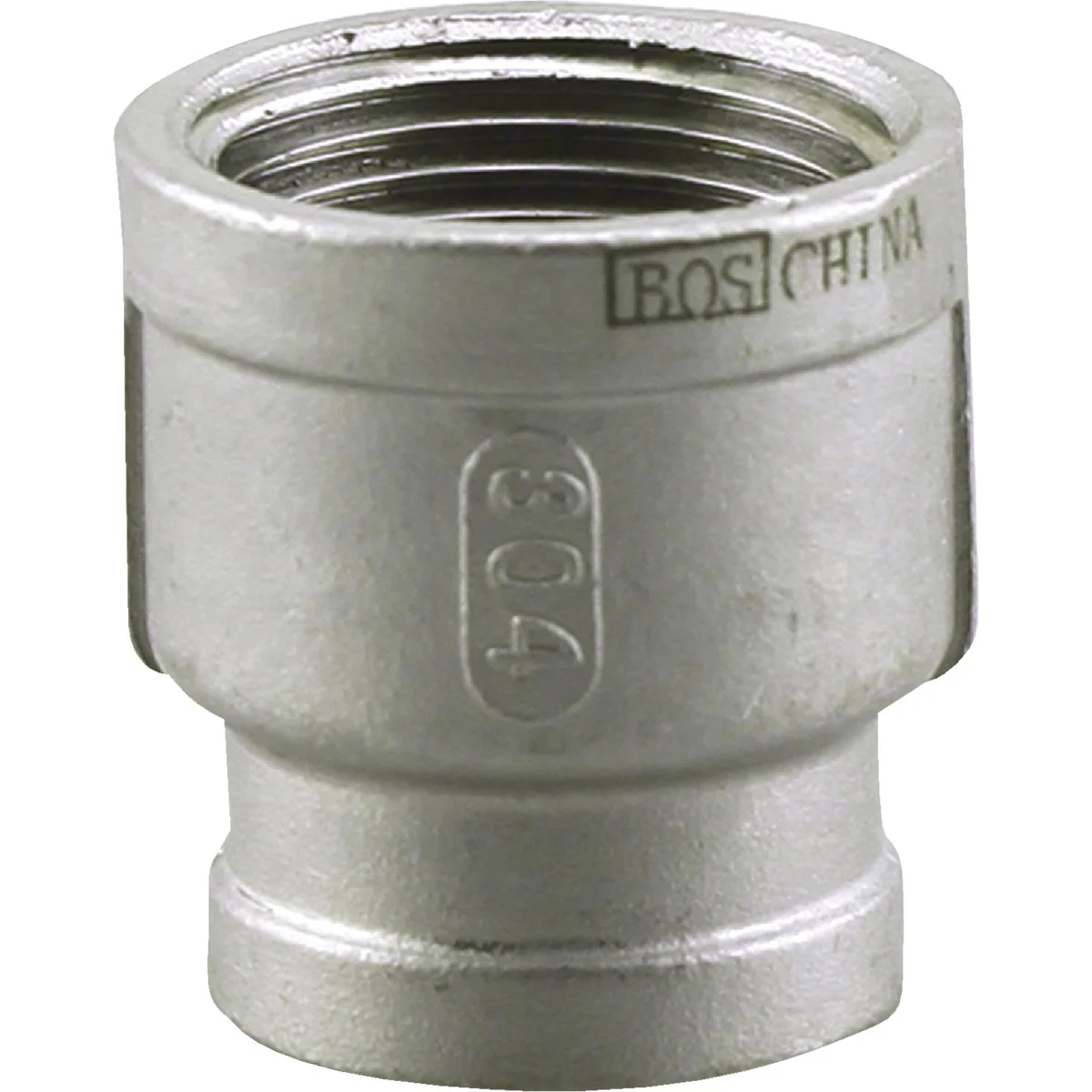 Premium PLUMB-EEZE 1-1 4 In. FIP x 1 In. FIP Stainless Steel Reducing Coupling Organic