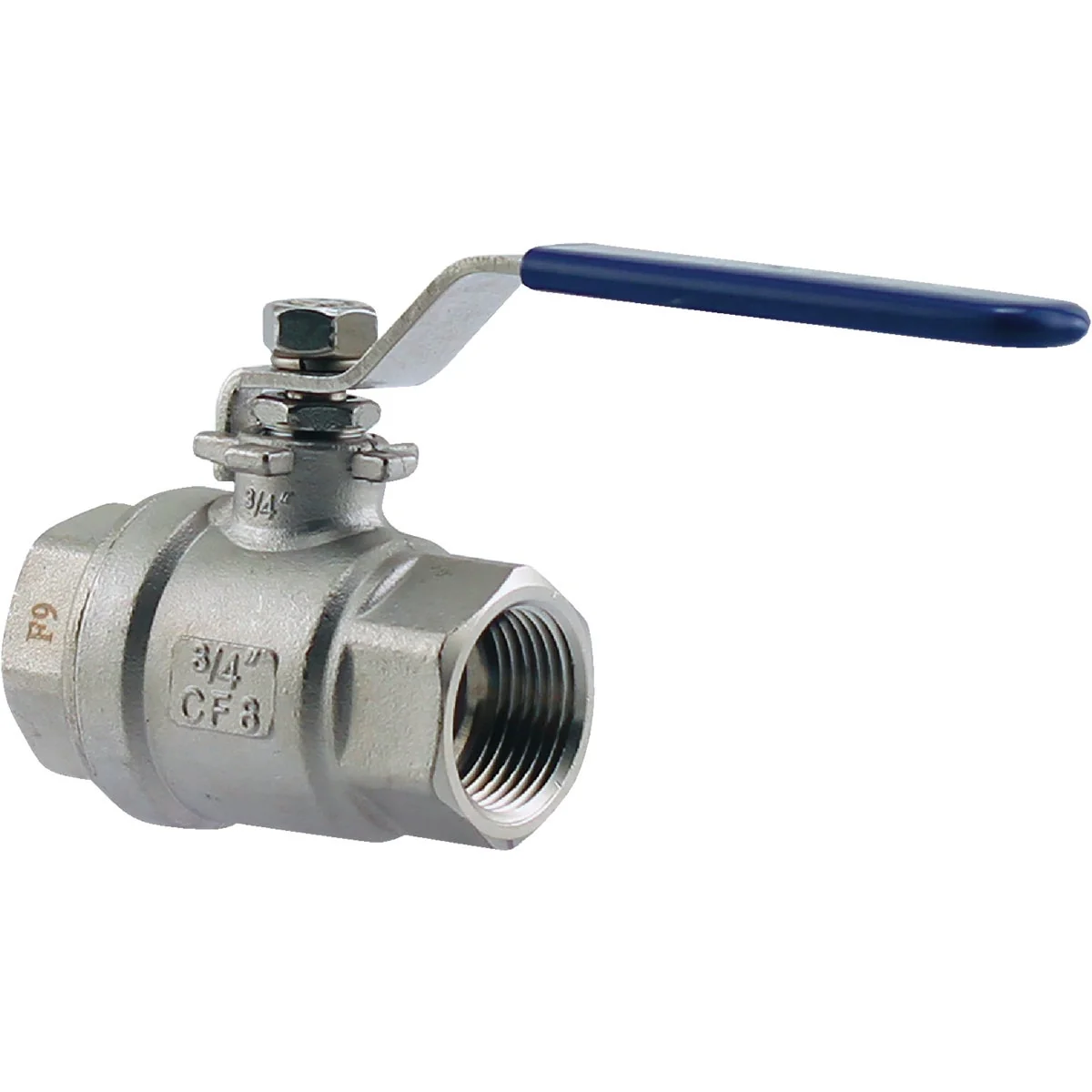 Versatile PLUMB-EEZE 3 4 In. FPT Stainless Steel Full Port Ball Valve Solid