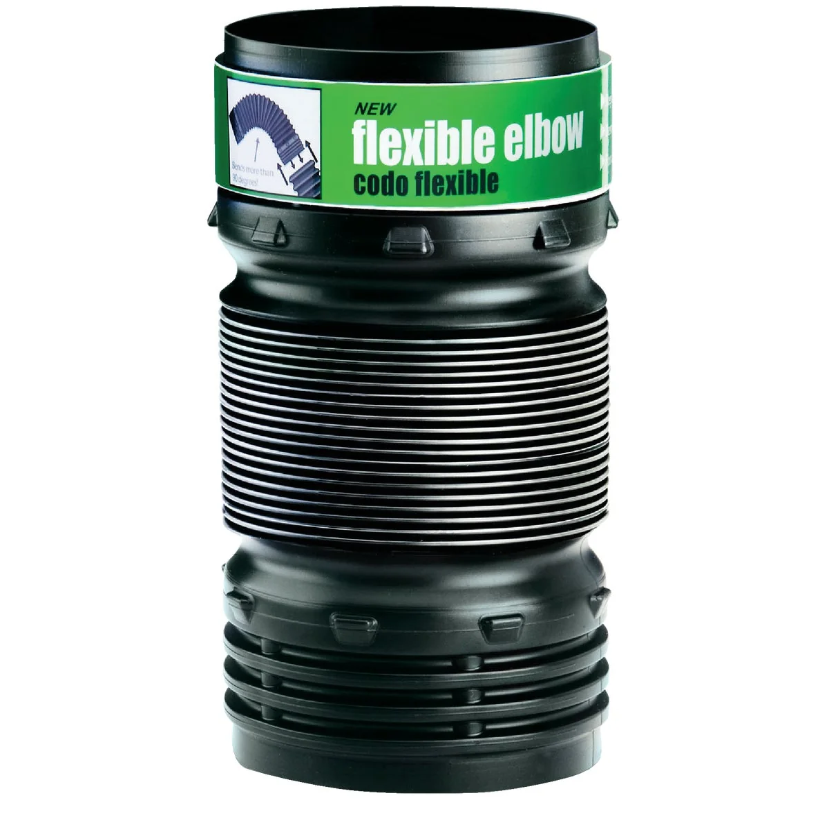 Original Amerimax Flex-Drain 4 In. Elbow Flex-Drain Flexible Coupler Effective