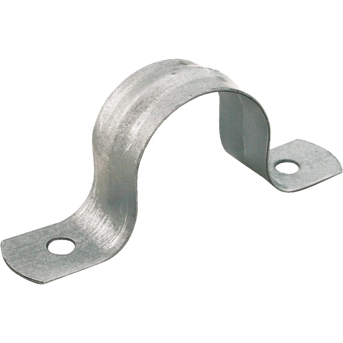 Fine Jones Stephens 1 In. Galvanized Steel Pipe Strap 50-Pack Secure