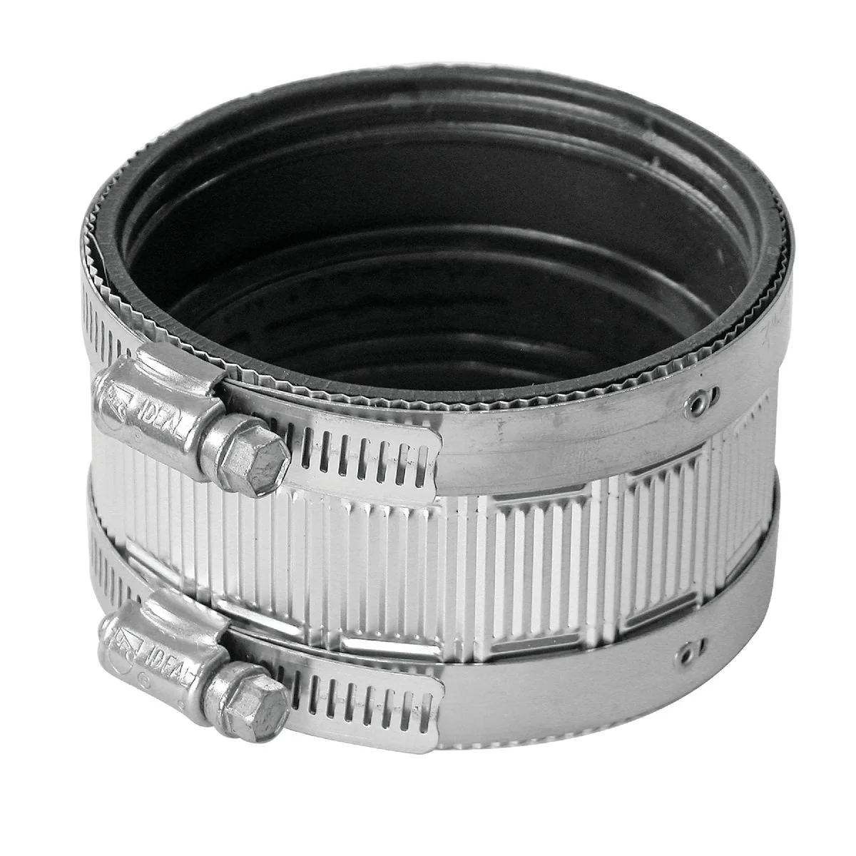 Healthy Black Swan 3 In. Neoprene No-Hub Coupling with Stainless Steel Clamps Unique