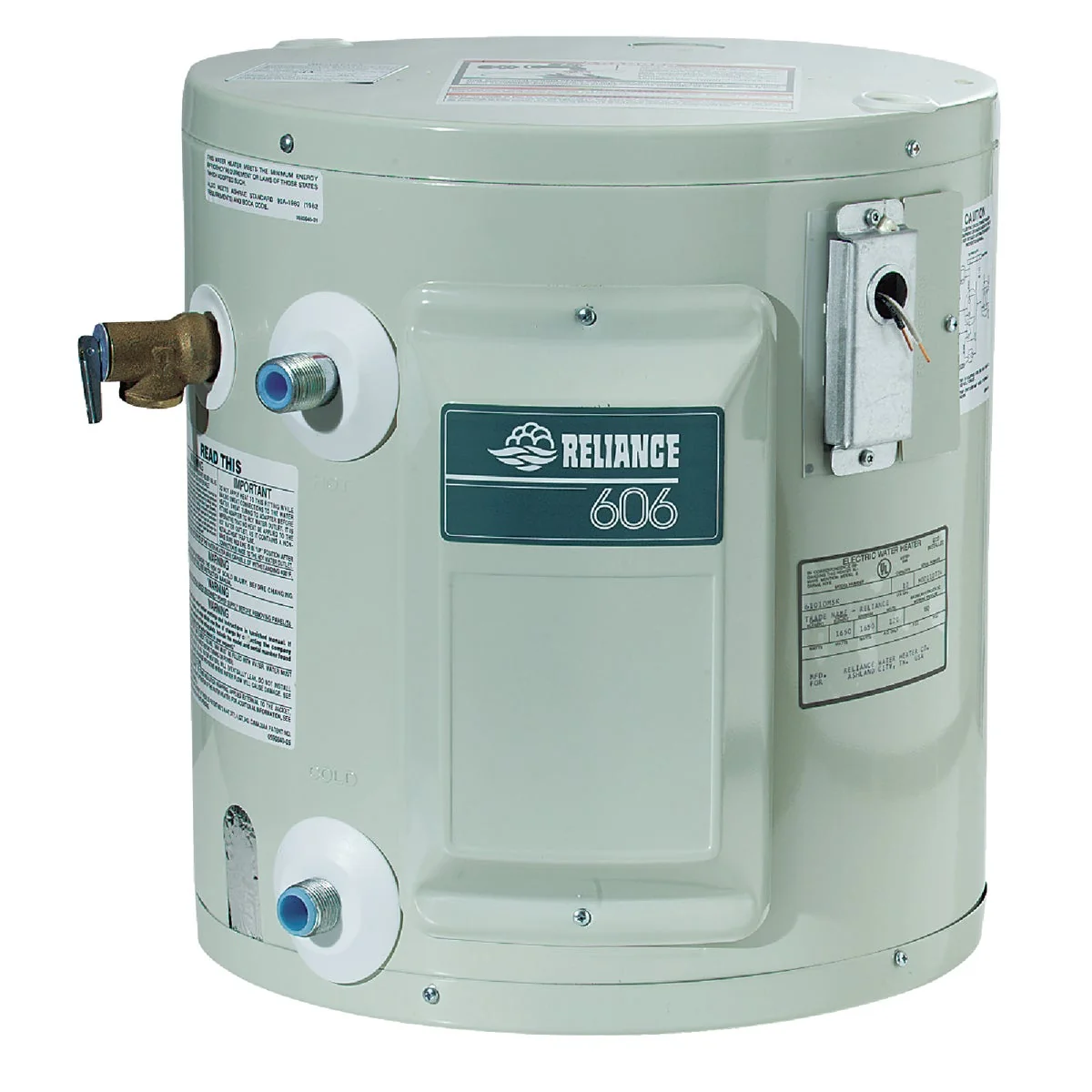 Trendy Reliance 10 Gal. Compact 6yr 1650W Element Electric Water Heater Elegant