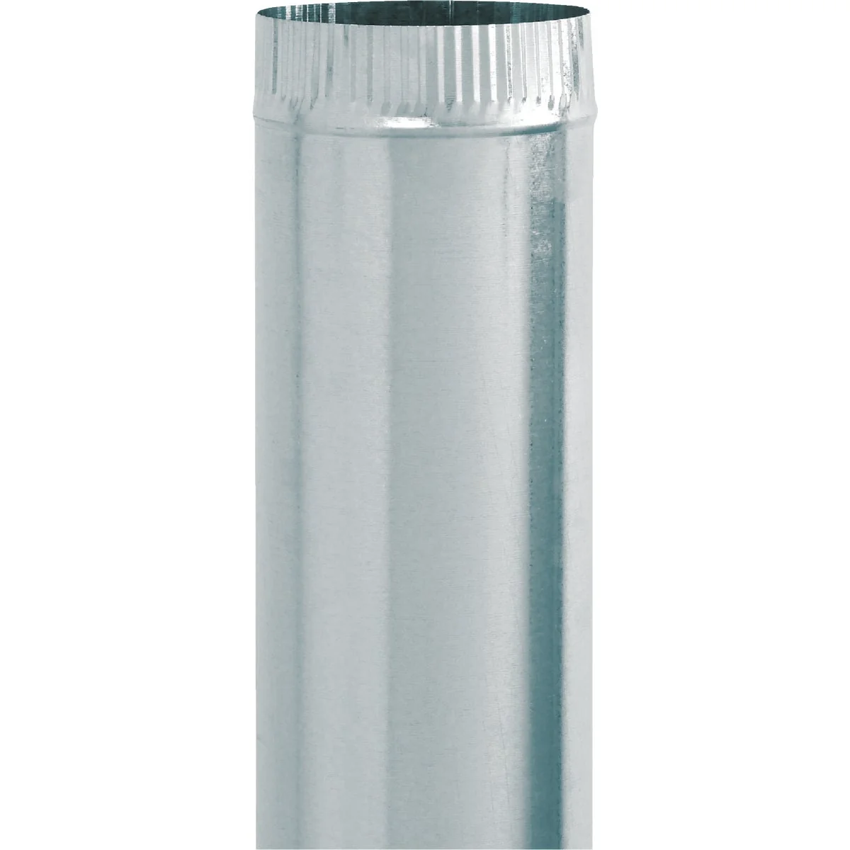 Solid Imperial 26 Ga. 5 In. x 24 In. Galvanized Furnace Pipe Minimalist