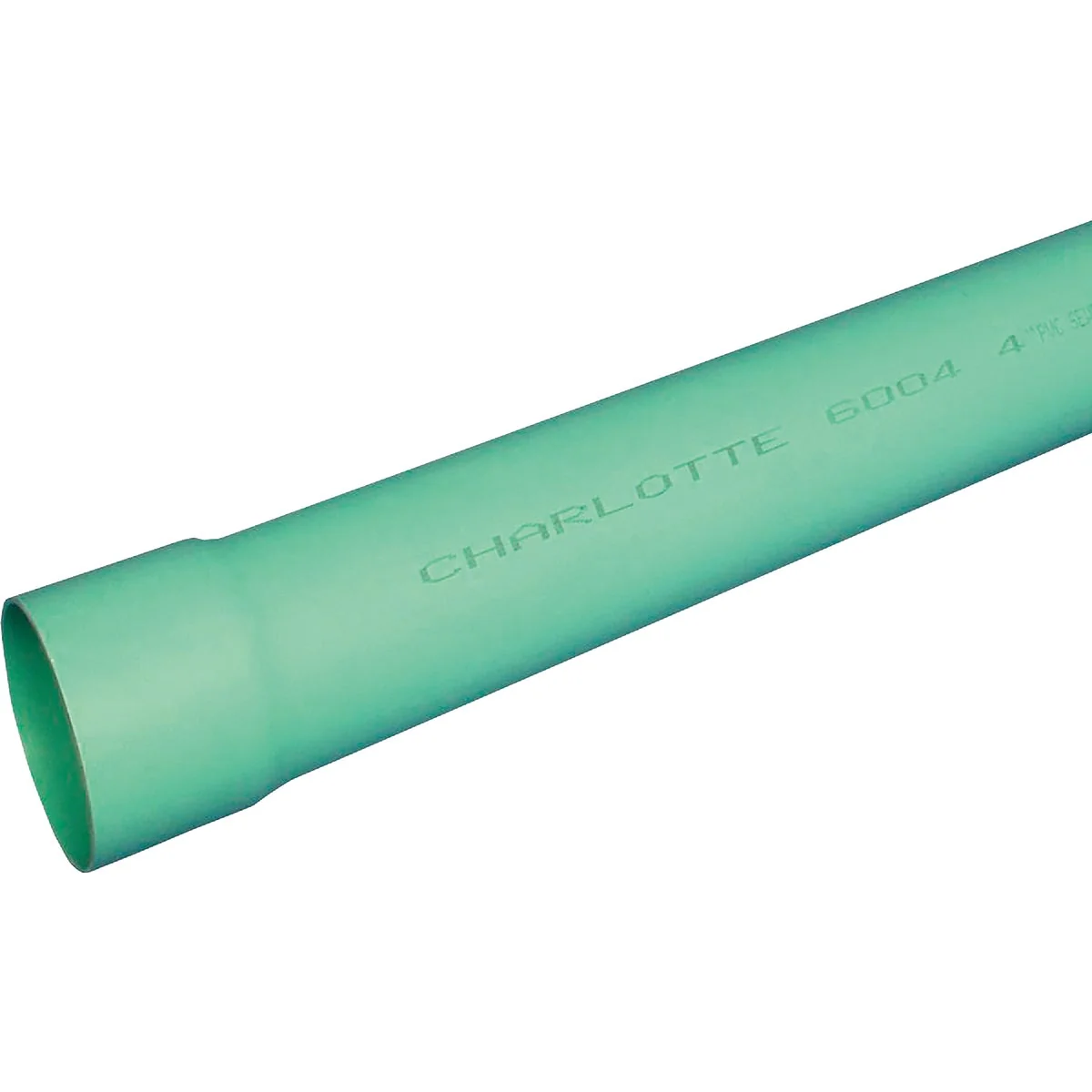 Smooth Charlotte Pipe 4 In. x 10 Ft. Solid SDR35 PVC Drain Sewer Pipe Belled End Elite